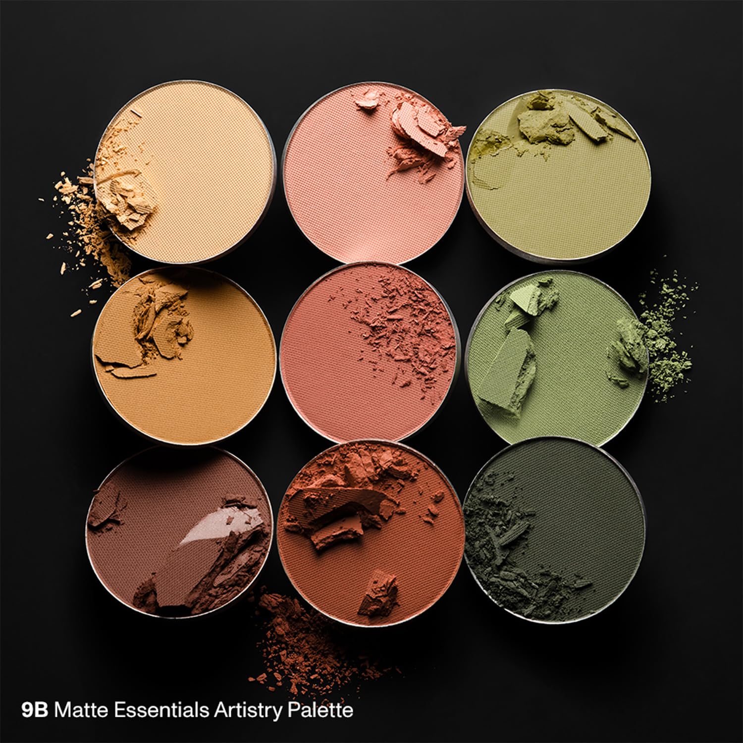 Morphe 9B Matte Essentials Artistry Palette - Warm Toned Makeup Palette - Highly Pigmented Matte Eye Makeup with a Blendable & B