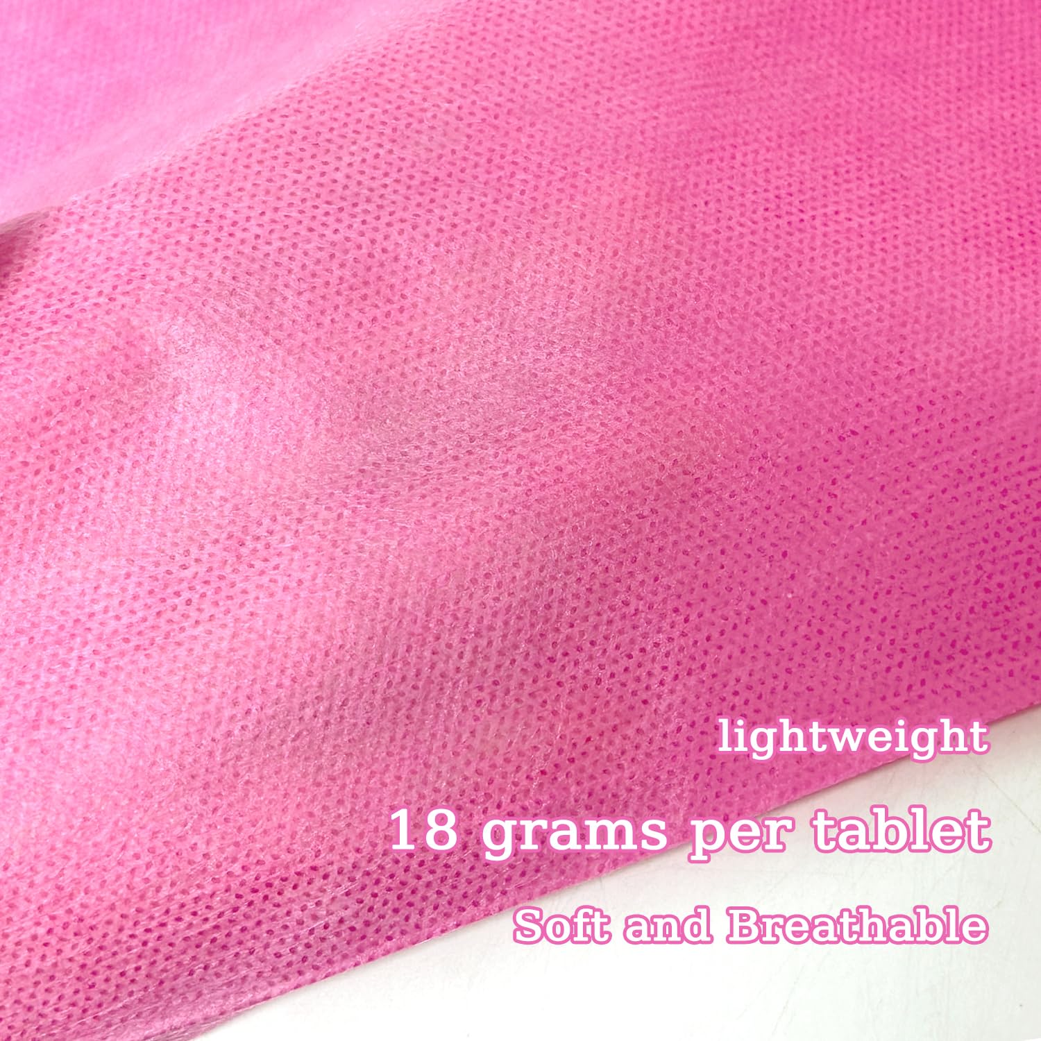 Flying Beauty 100Pcs Pink Disposable Massage Table Sheets 31x71 Non-Woven Fabric Oil-Waterproof Bed Covers for Spa, Tattoo, Salon