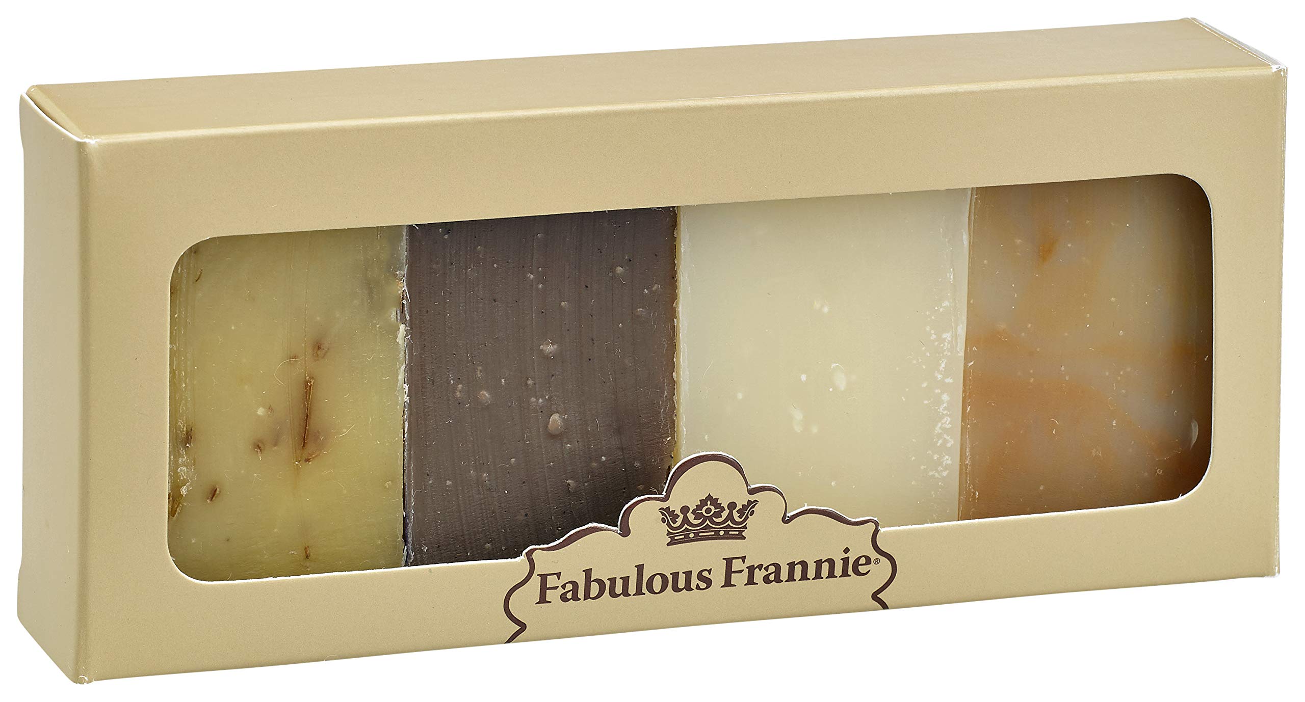 Fabulous Frannie Aromatherapy All Natural Herbal Family Favorites Protect, Sleep, Orange Vanilla and Lemongrass Soap Sampler Set