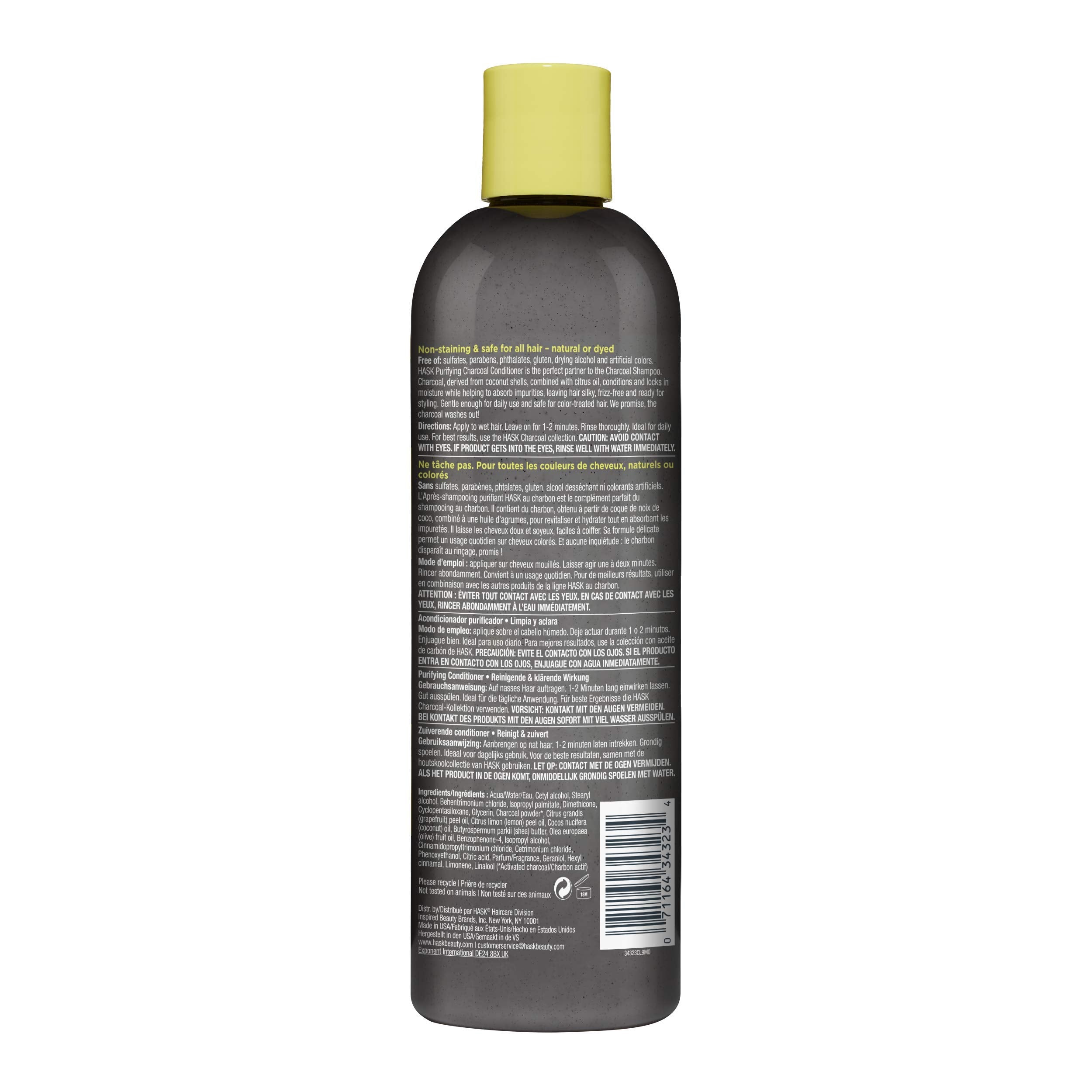 Hask Charcoal Clarifying Conditioner, 12 Ounce