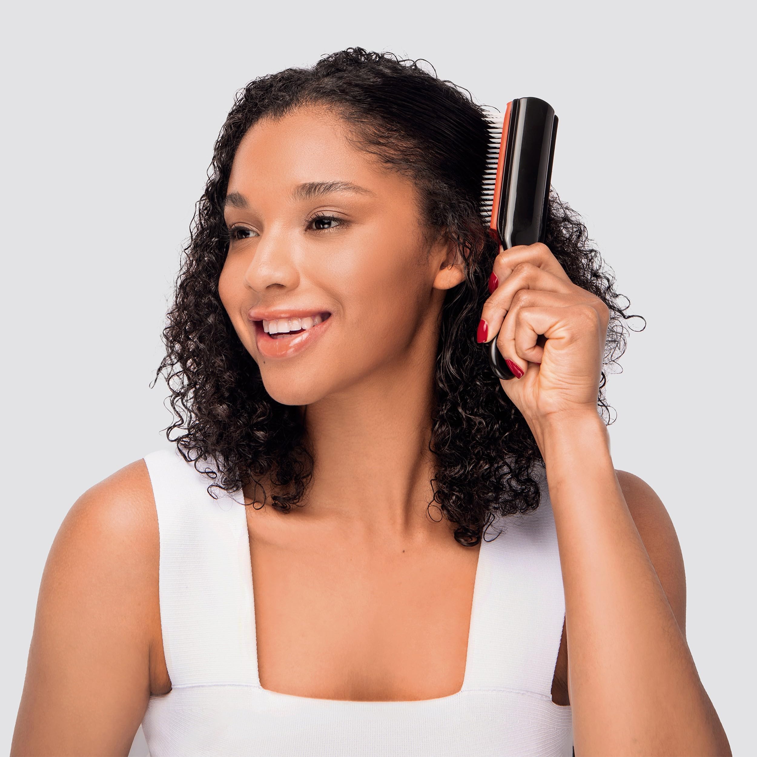 Diane Pro Nylon Pin Styling Hairbrush for Detangling, Separating, Shaping, and Defining Wet or Curly Hair, Heat-Resistant, Anti-