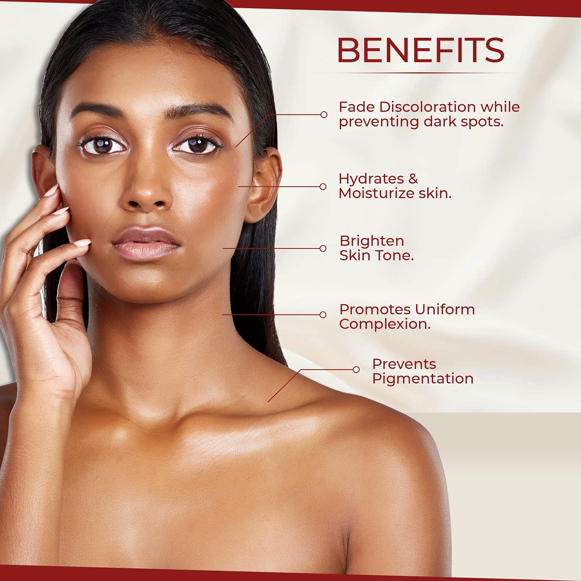 Neoprosone, Skin Brightening Cream | 1.7 Fl oz / 50 ml | Fade Dark Spots on: Face, Elbows, Knees, Body | with Alpha Arbutin, Lac