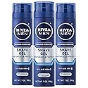 Nivea Men Maximum Hydration Shave Gel With Aloe Vera And Provitamin B5, 3 Pack Of 7 Oz Cans
