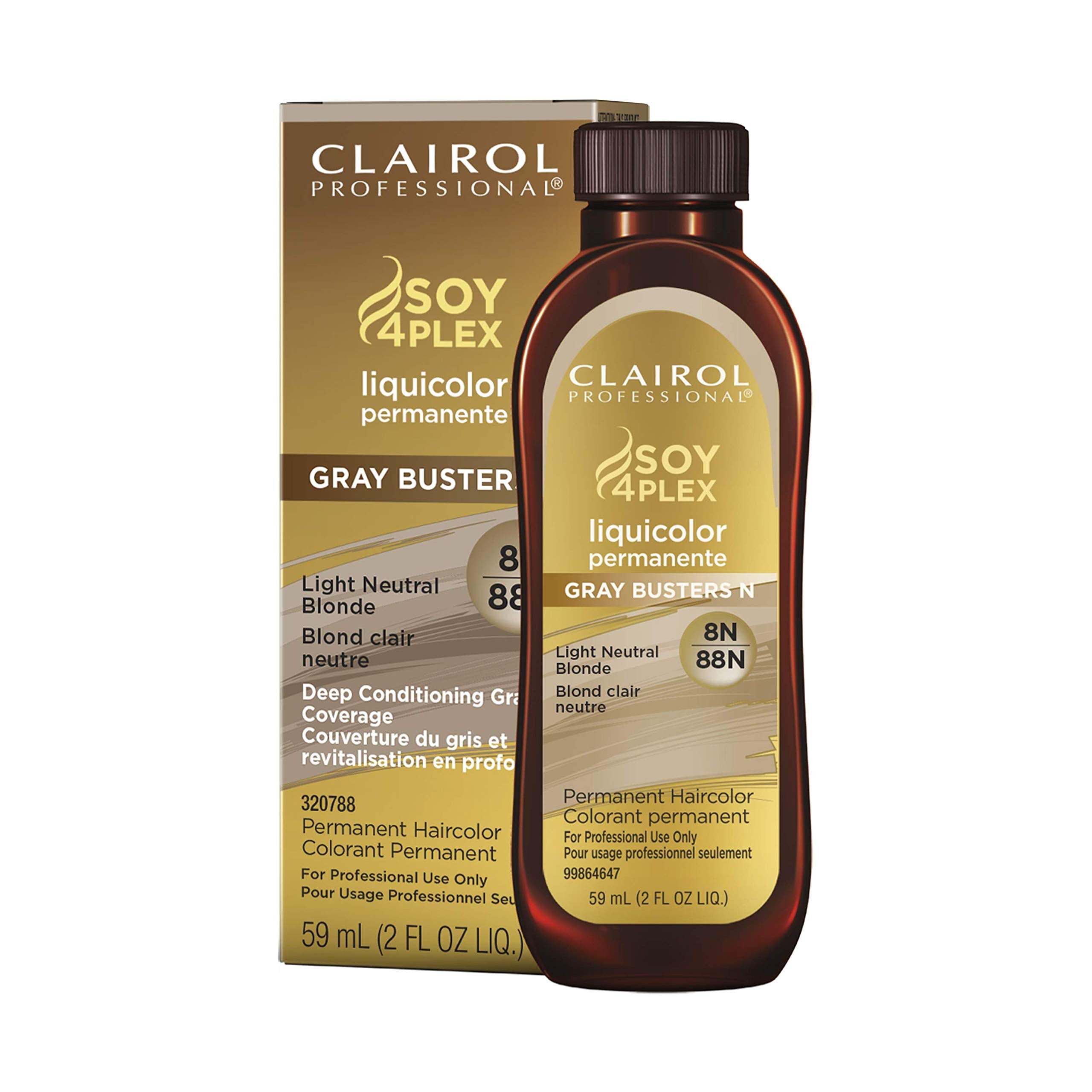 Clairol Professional Permanent Liquicolor For Blonde Hair Color, 8N Light Neutral Blonde, 2 Oz