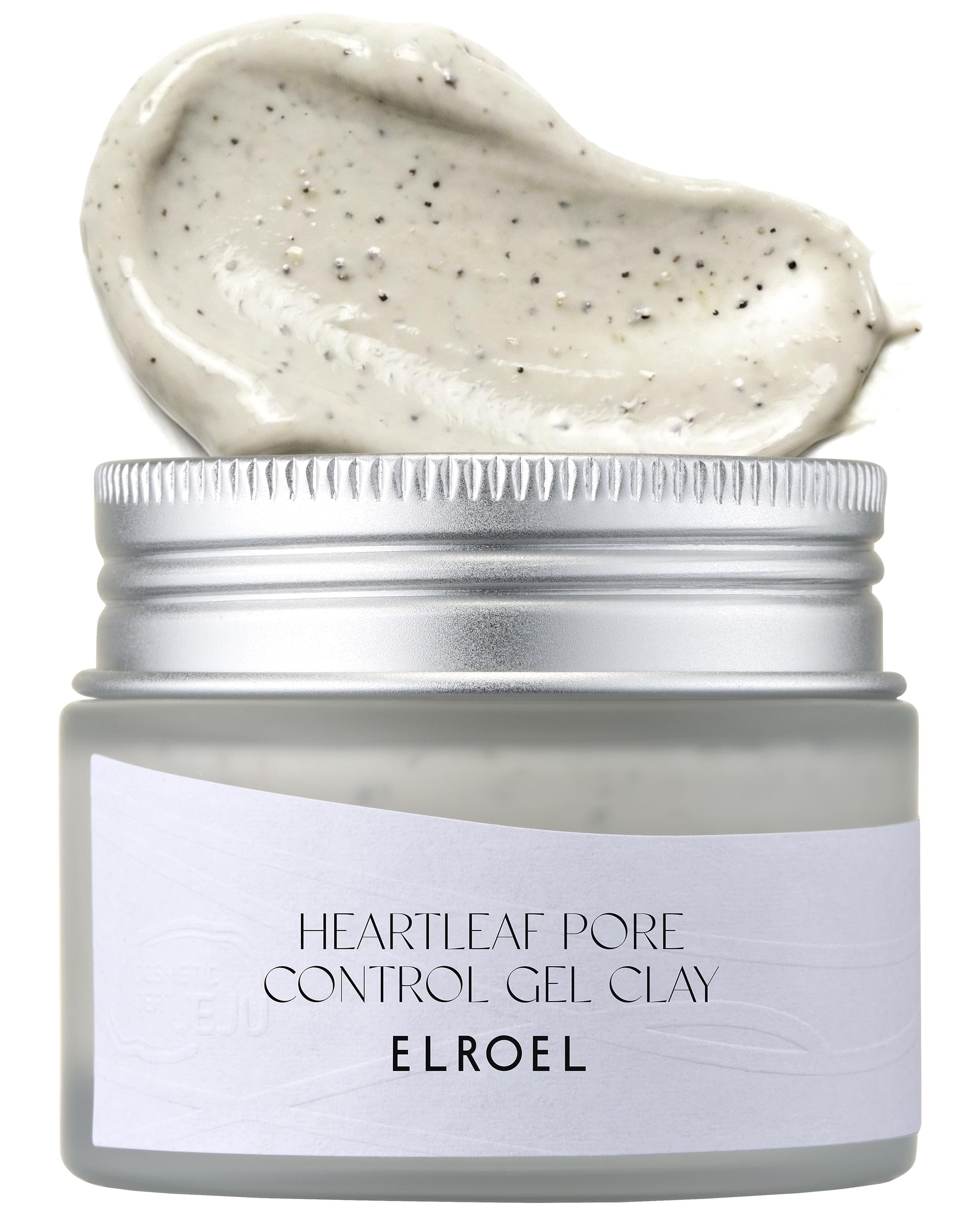 ELROEL Heartleaf Pore Control Gel Clay  Soothing Facial Mask 1.69 fl oz