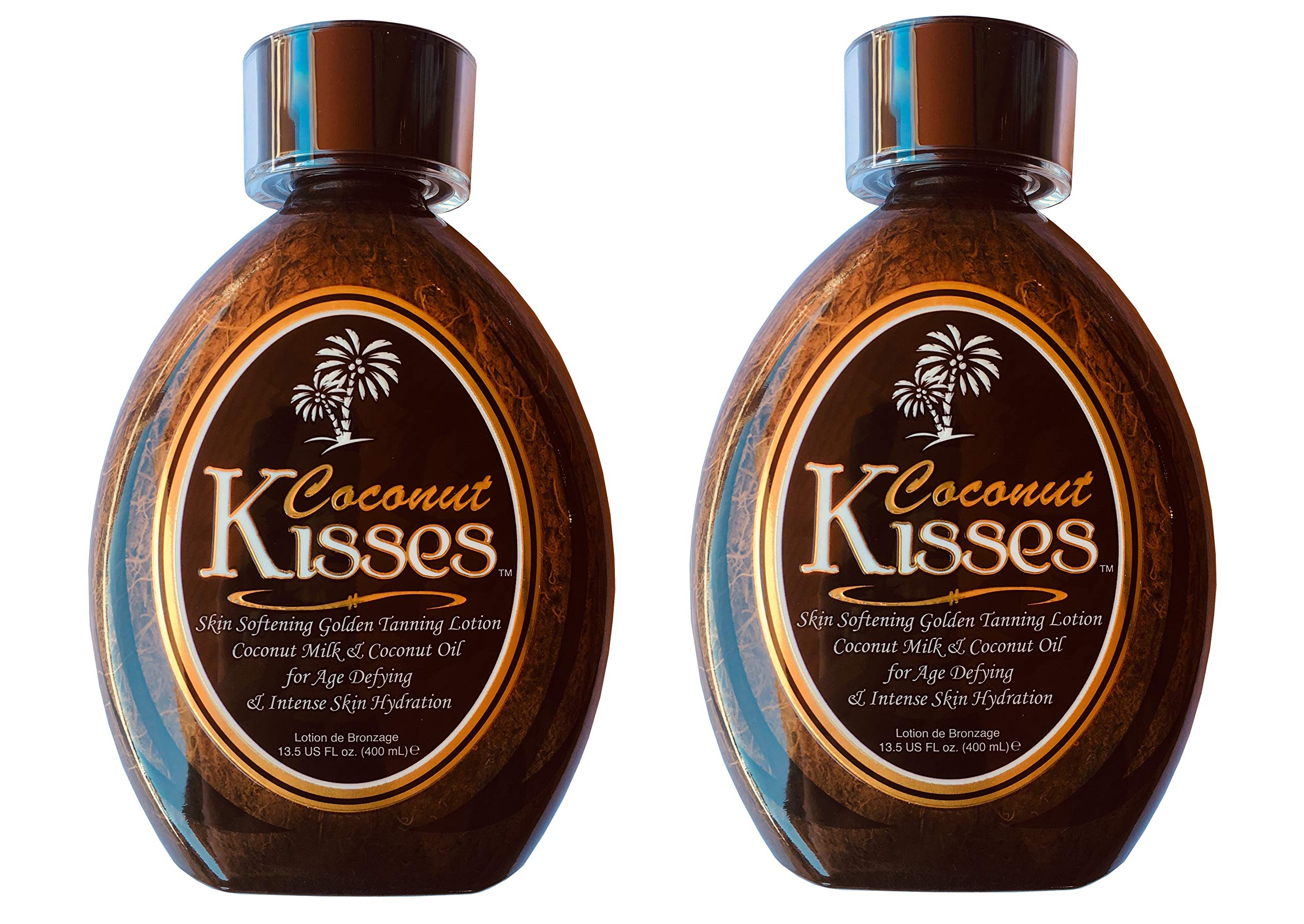 2 Ed Hardy Coconut Kisses Skin Softening Golden Indoor UV Bed Tanning Lotion