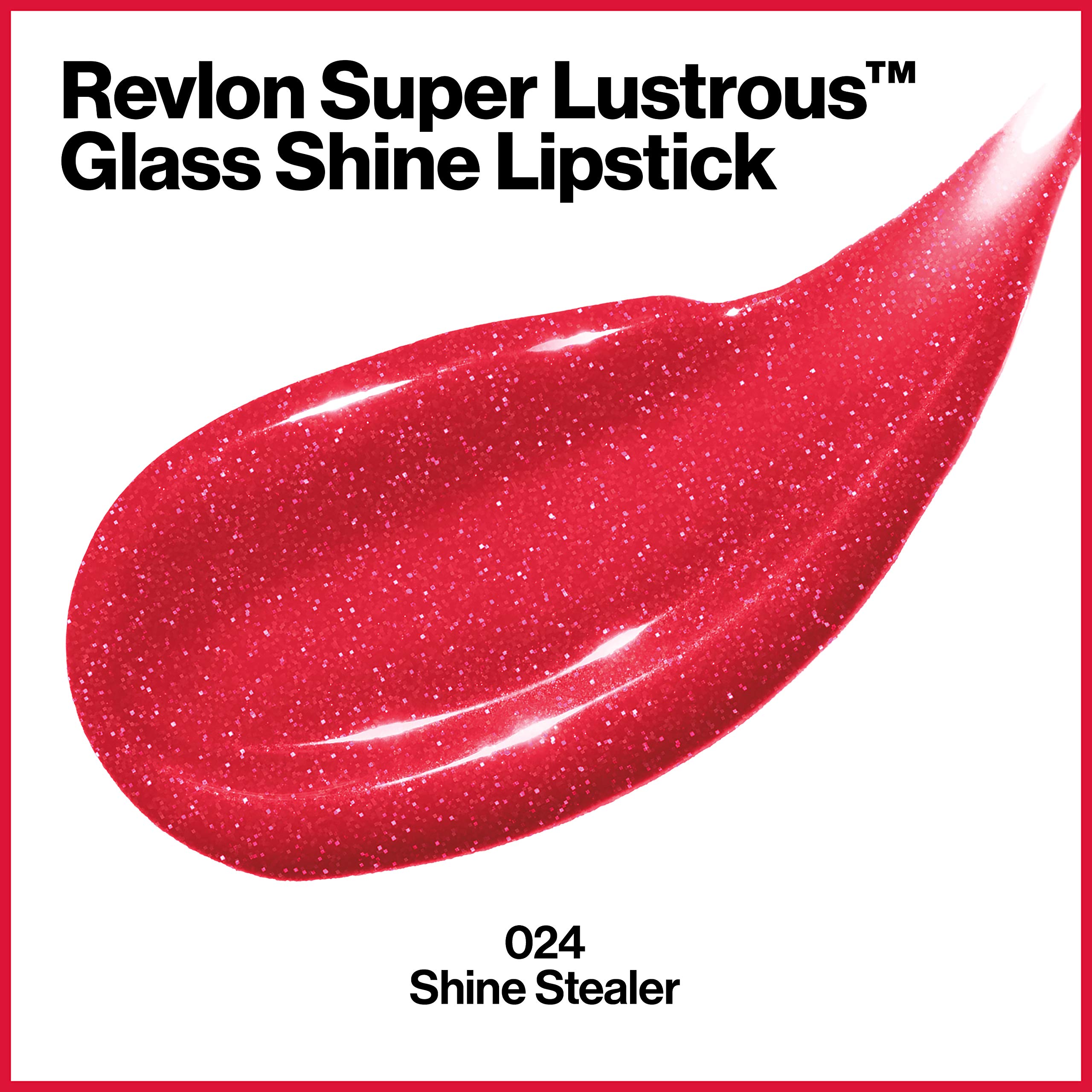 REVLON Super Lustrous Glass Shine Lipstick, Flawless Moisturizing Lip Color with Aloe, Hyaluronic Acid and Rose Quartz, Shine St