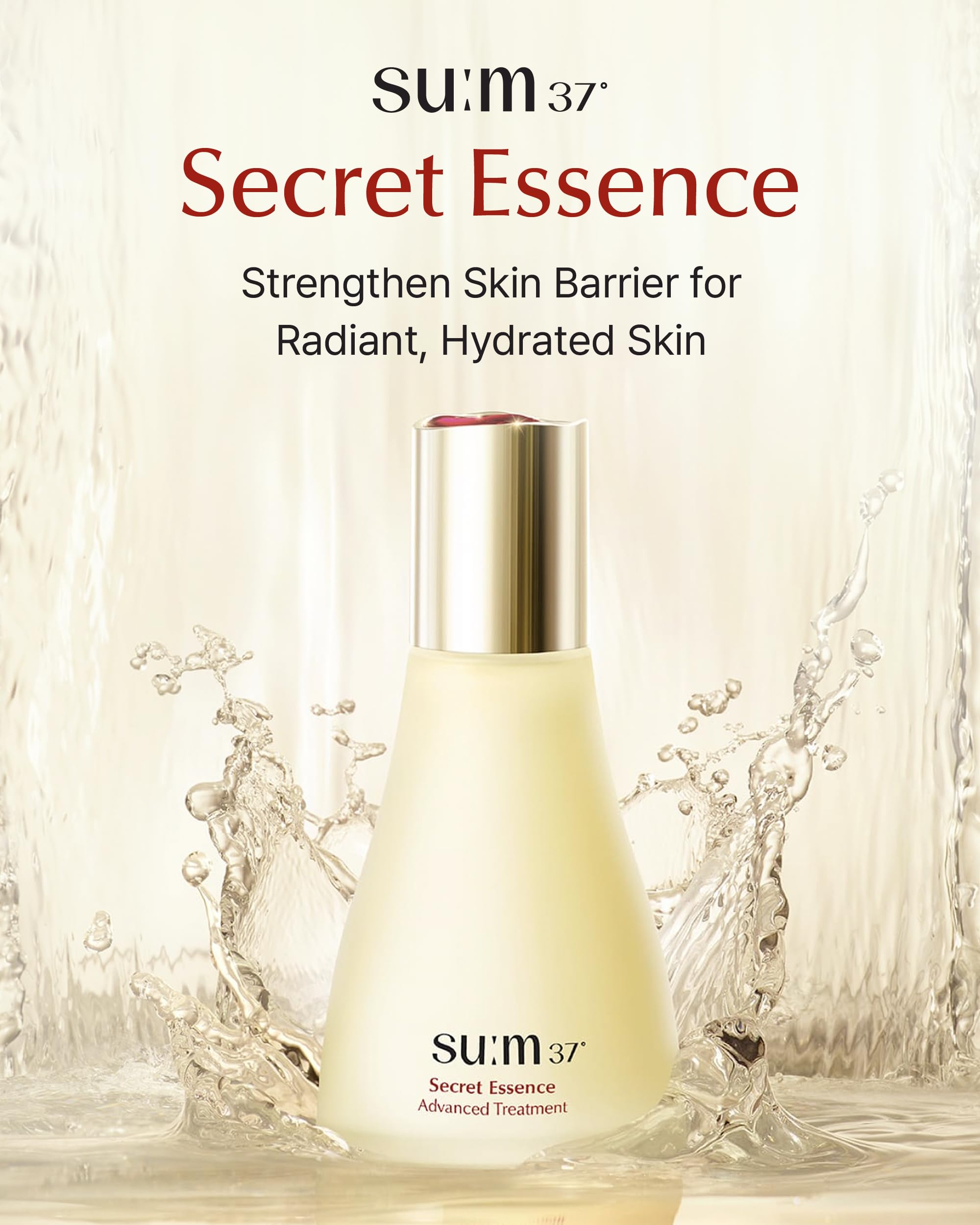 Su:M Secret Essence (1.01 Fl Oz) - Hydrating Serum For Skin Barrier, Elasticity, Radiance & Texture Enhancement. Korean Skin Car