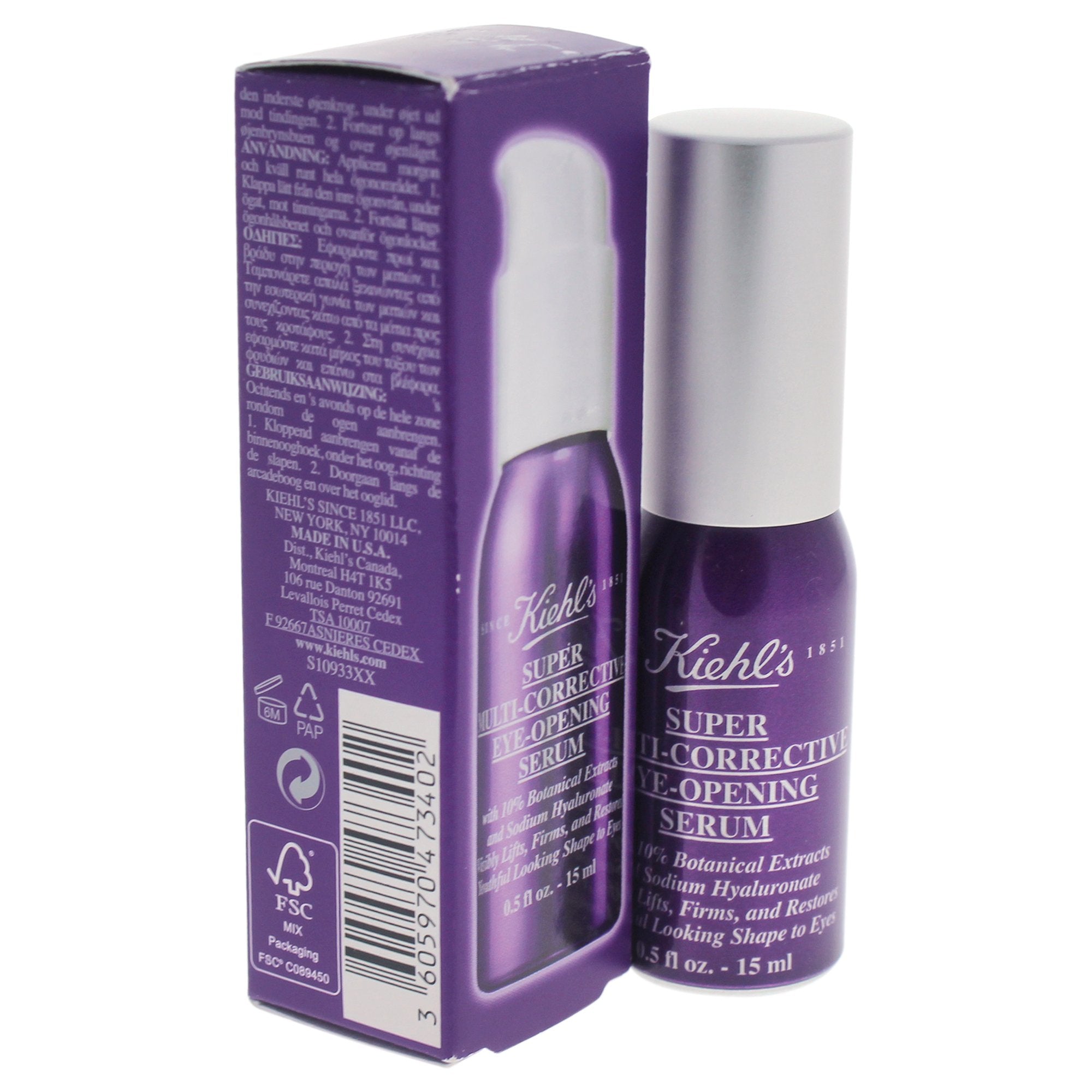Kiehls Super Multi-Corrective Eye Opening Serum, 0.5 Ounce
