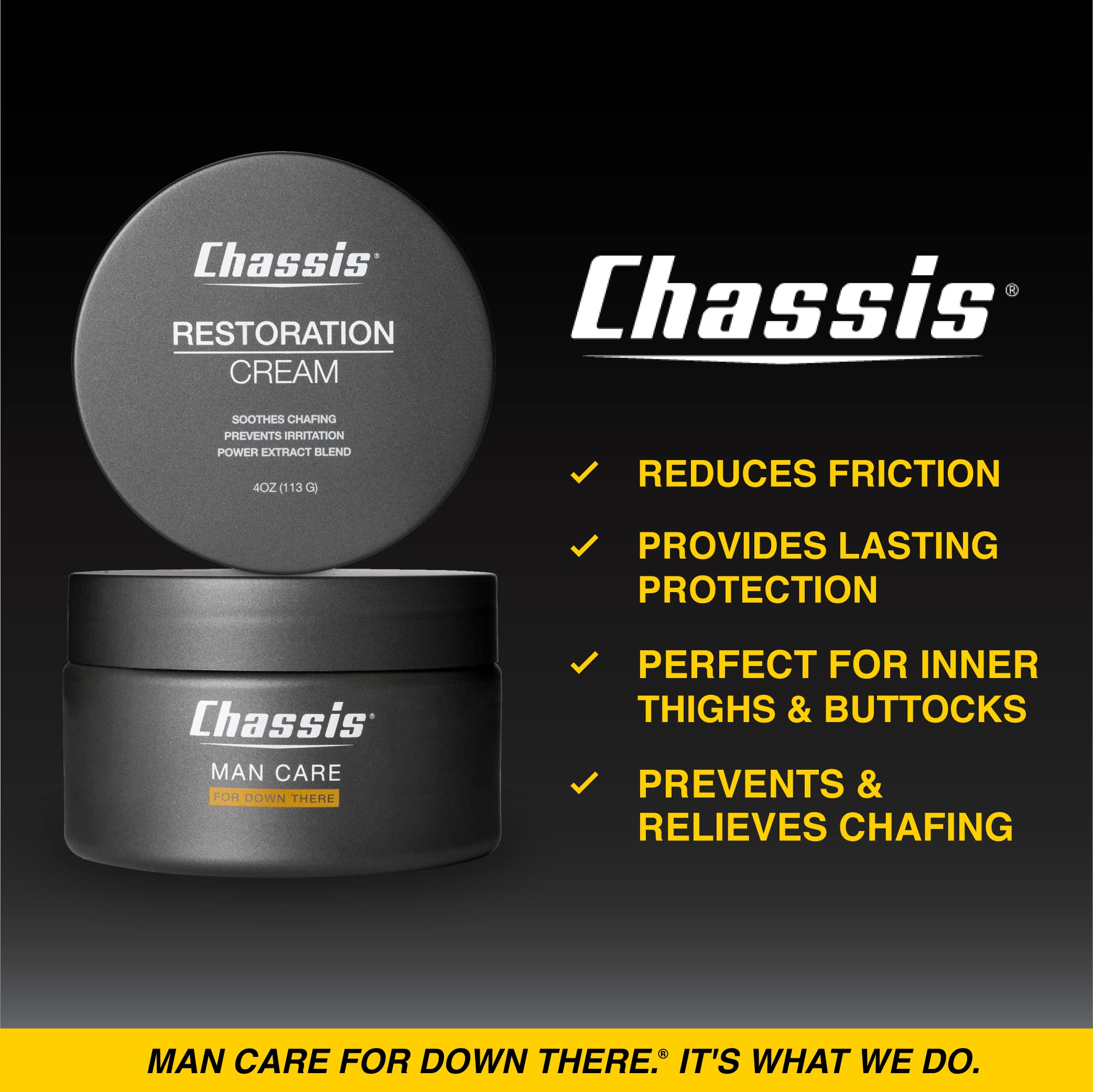 Chassis Restoration Cream, Moisturizing, Anti-Chafing Cream, Soothes, Free Of Talcum, Aluminum Free, Glide Like Butter, Hygiene