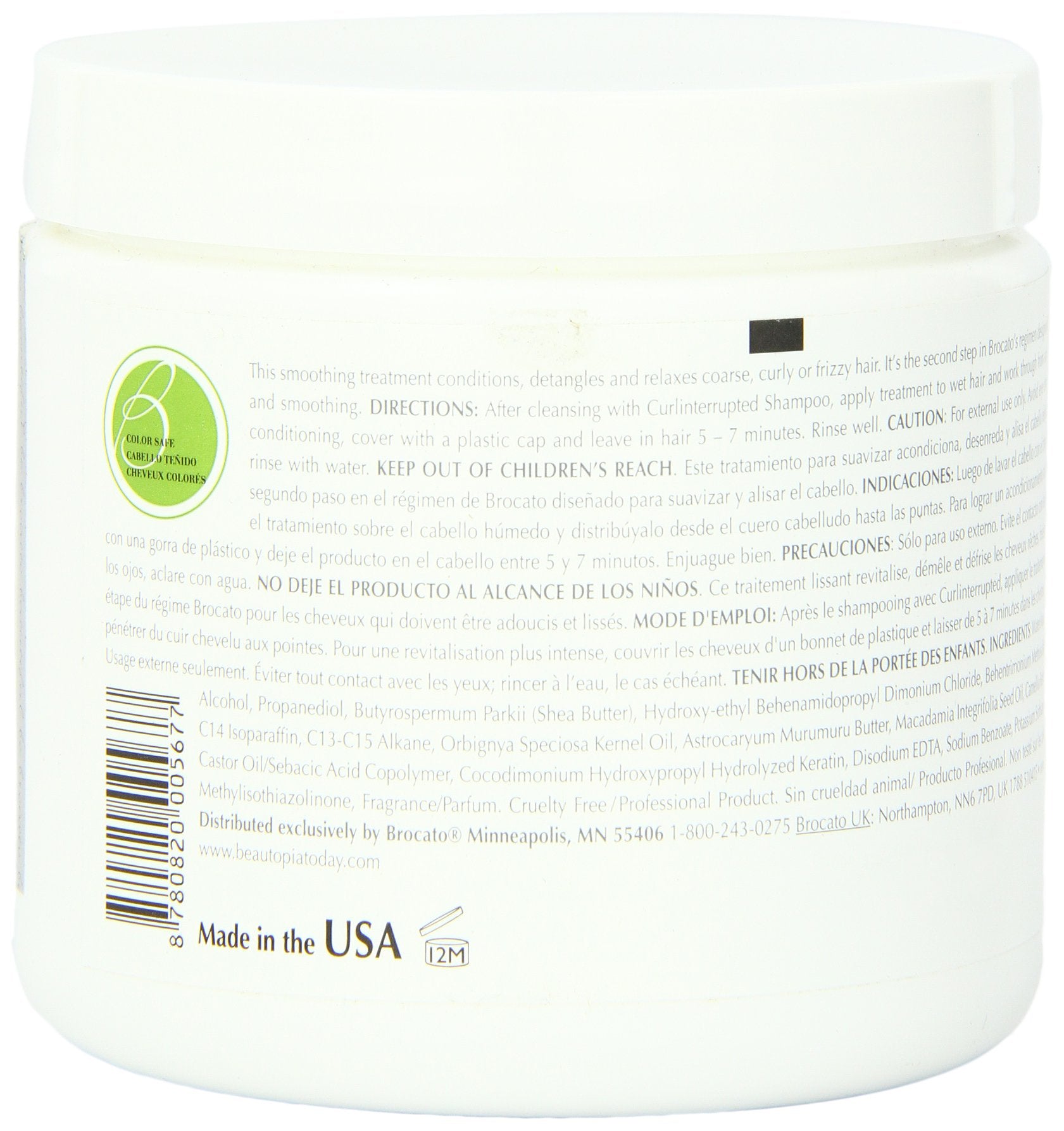 Brocato Curlinterrupted Smoothing & Hydrating Treatment(16 oz)
