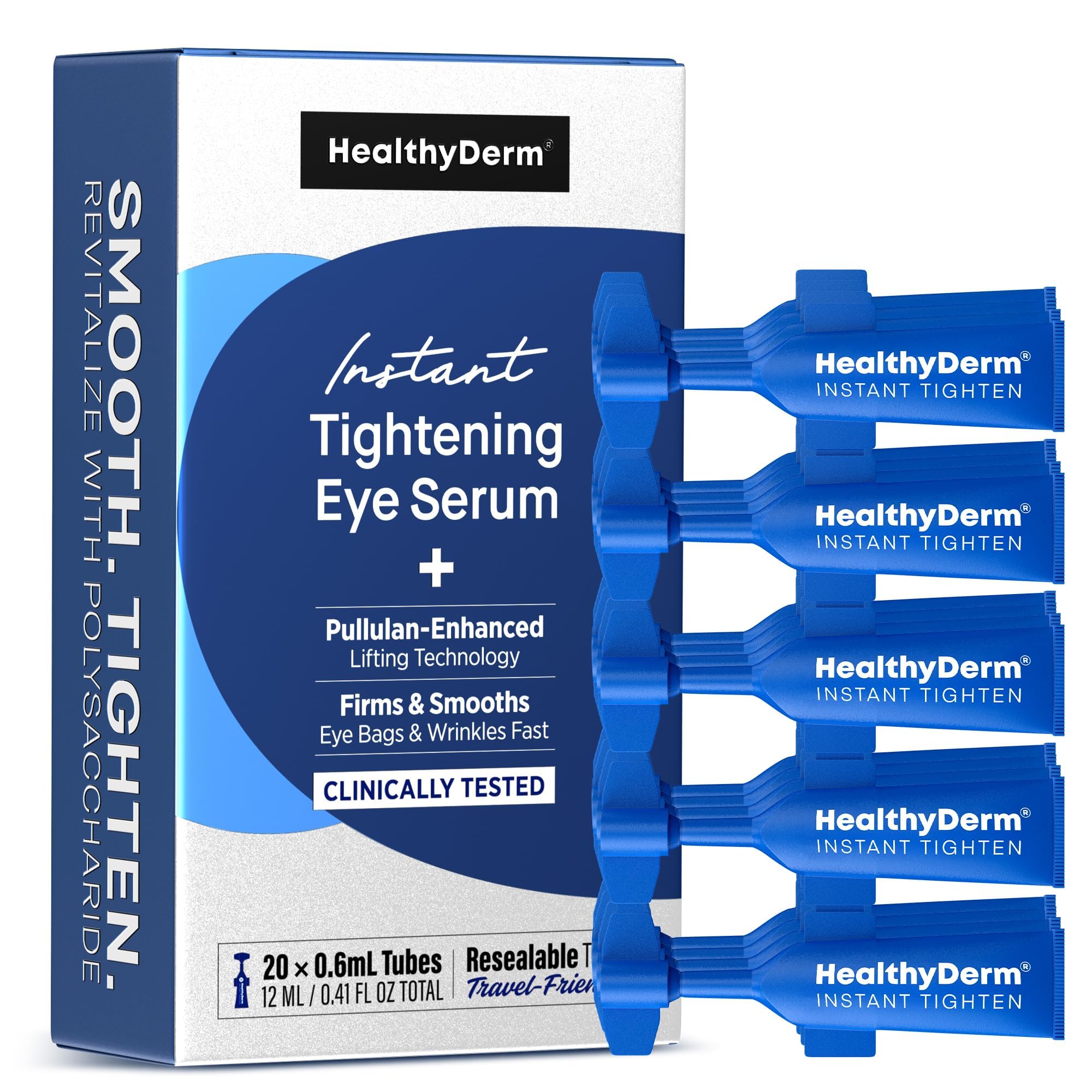Instant Under Eye Lift Serum: Reduces Eye Bags, Wrinkles, Puffy Eyes, Dark Circles & Crows Feet in Minutes  Advanced Firming Po