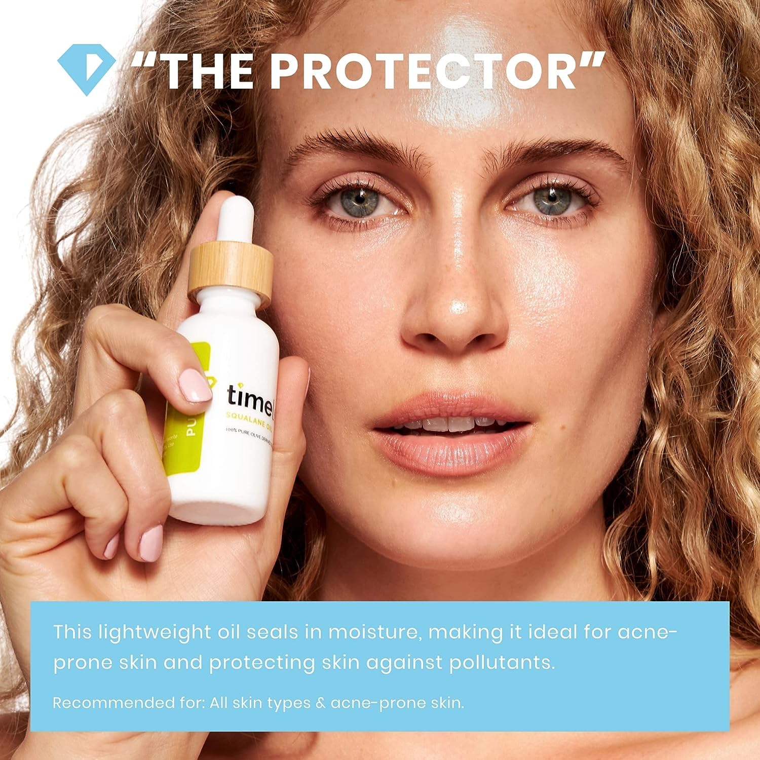 Timeless Skin Care Squalane Oil 100% Pure - 8 Fl Oz - Lightweight, Plant-Based Dry Oil - Improves Skin Elasticity & Radiance - R