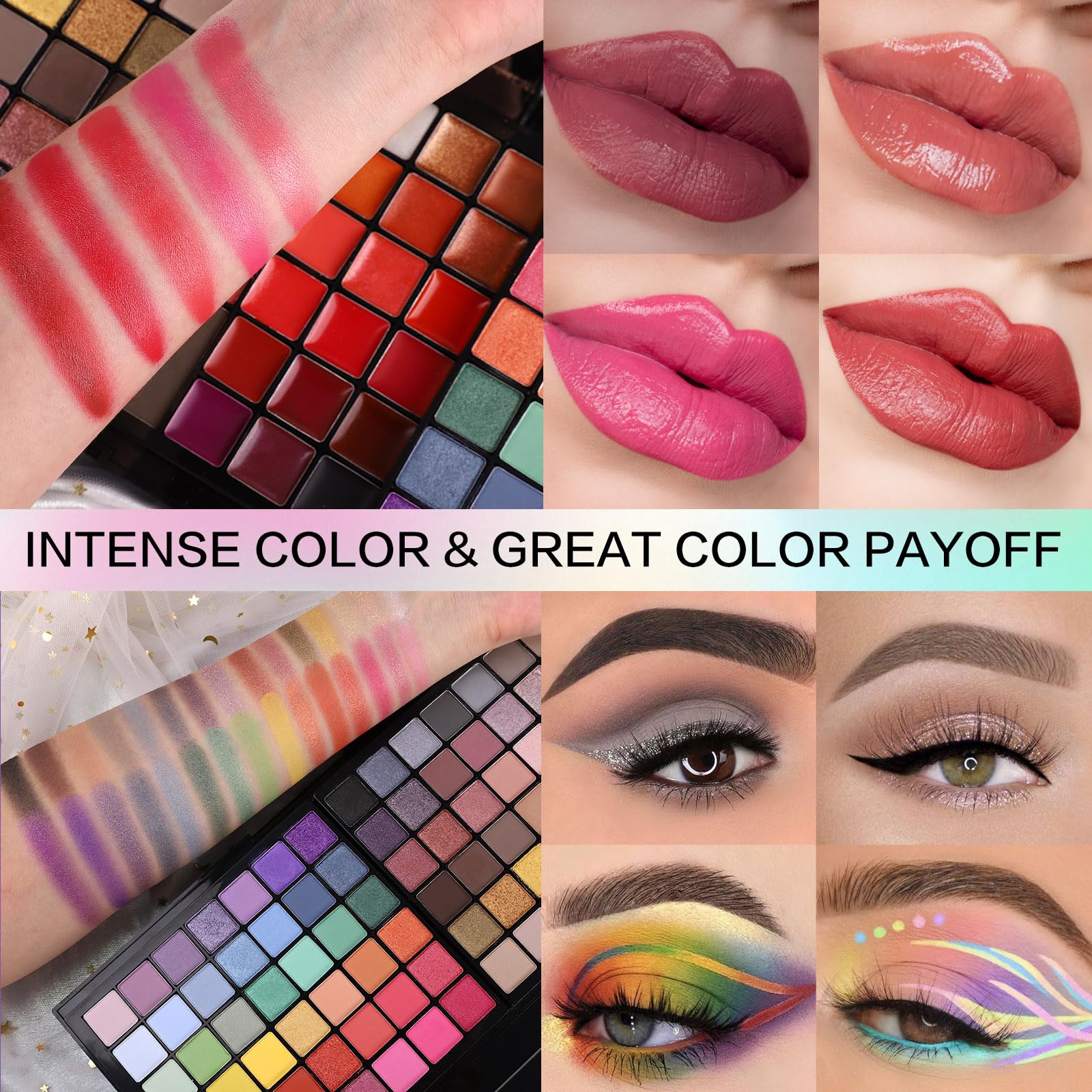 Charmcode All In One Makeup Kit, Makeup Kit For Women Full Kit, Make Up Valentine'S Day Gift Set For Teen Girls- Eyeshadow Palet