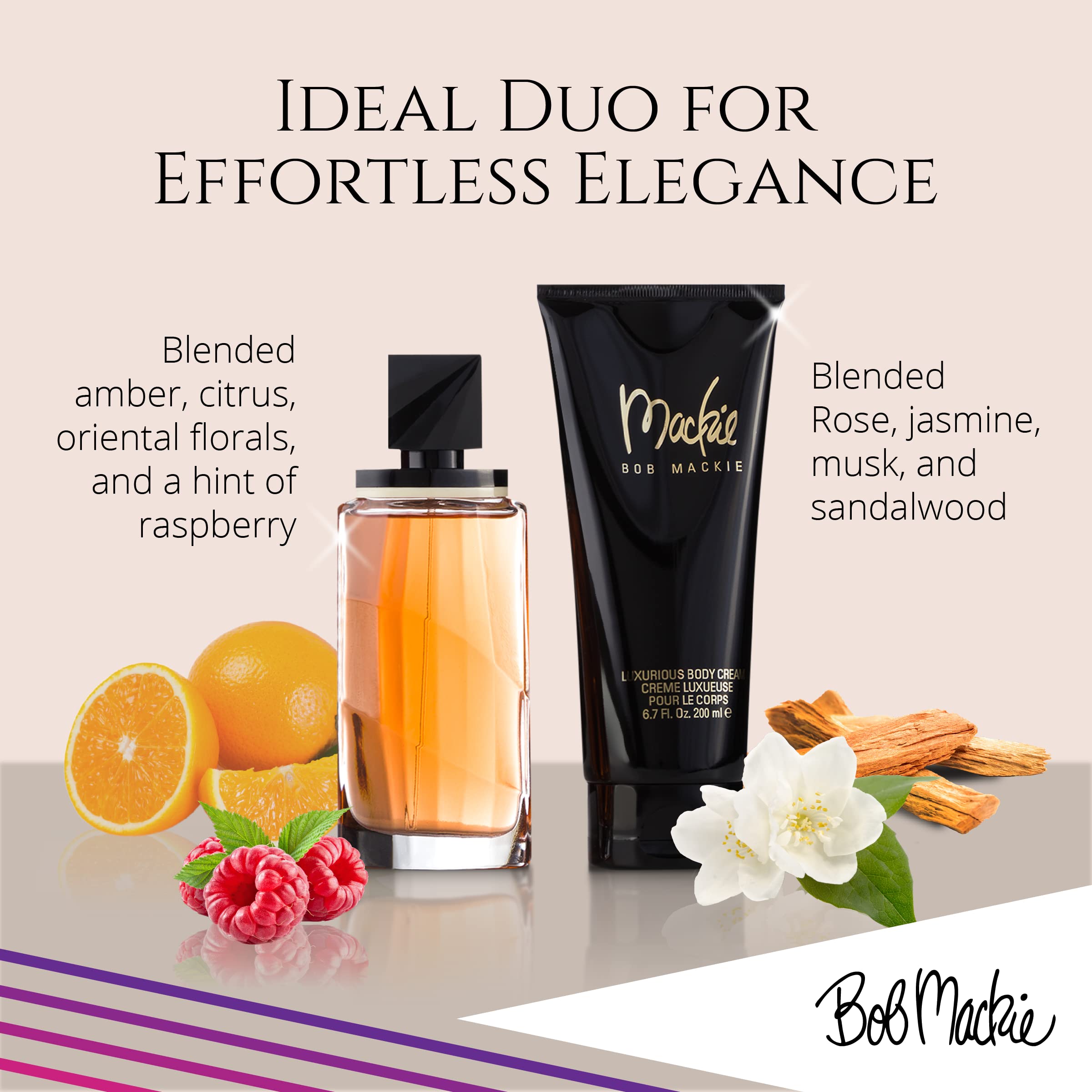Bob Mackie, Women'S Gift Set, Eau De Toilette Spray 3.4 Oz And Body Lotion 6.7 Oz