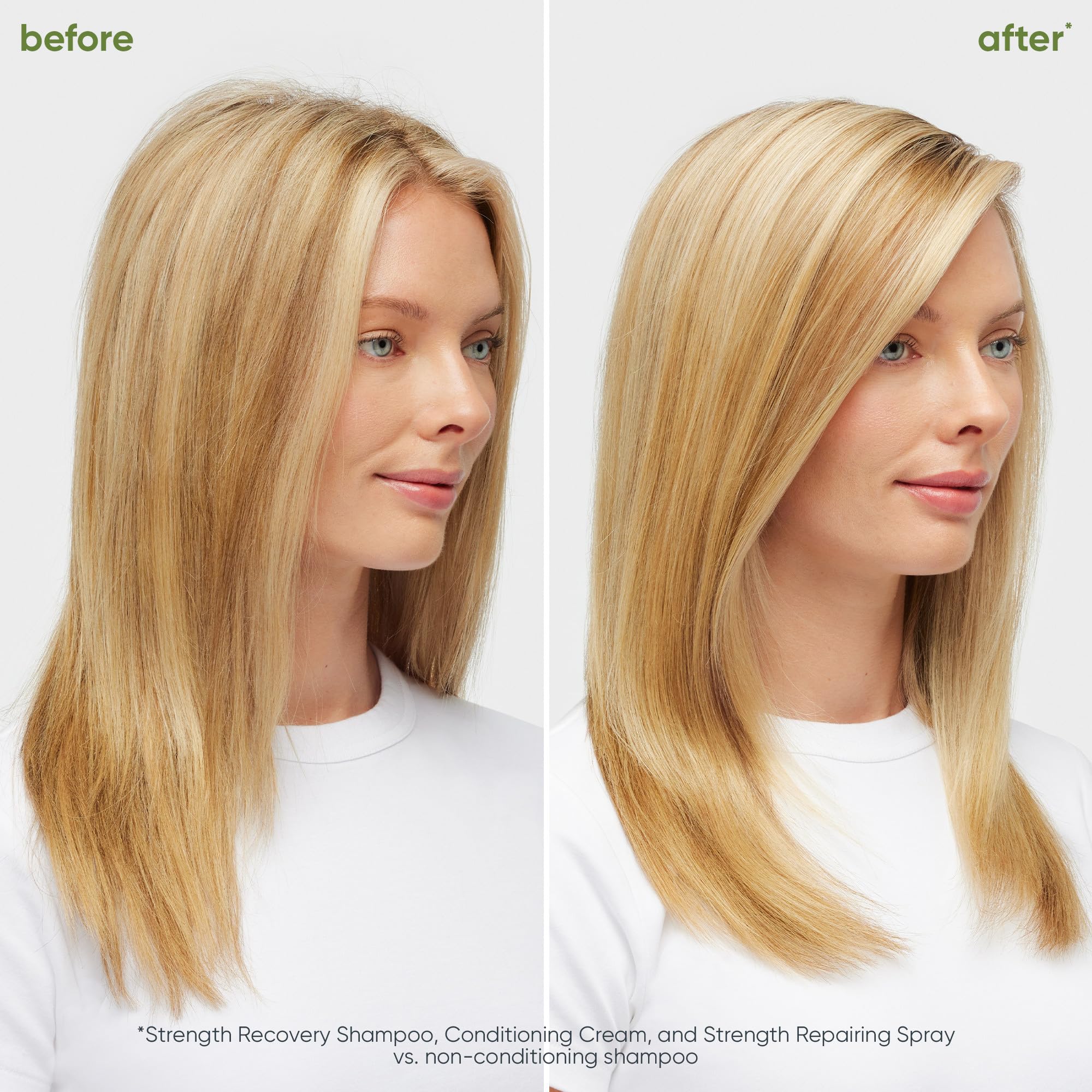 Biolage Strength Recovery Shampoo | Gently Cleanses & Reduces Breakage | For All Damaged & Sensitized Hair | Vegan | Cruelty-Fre