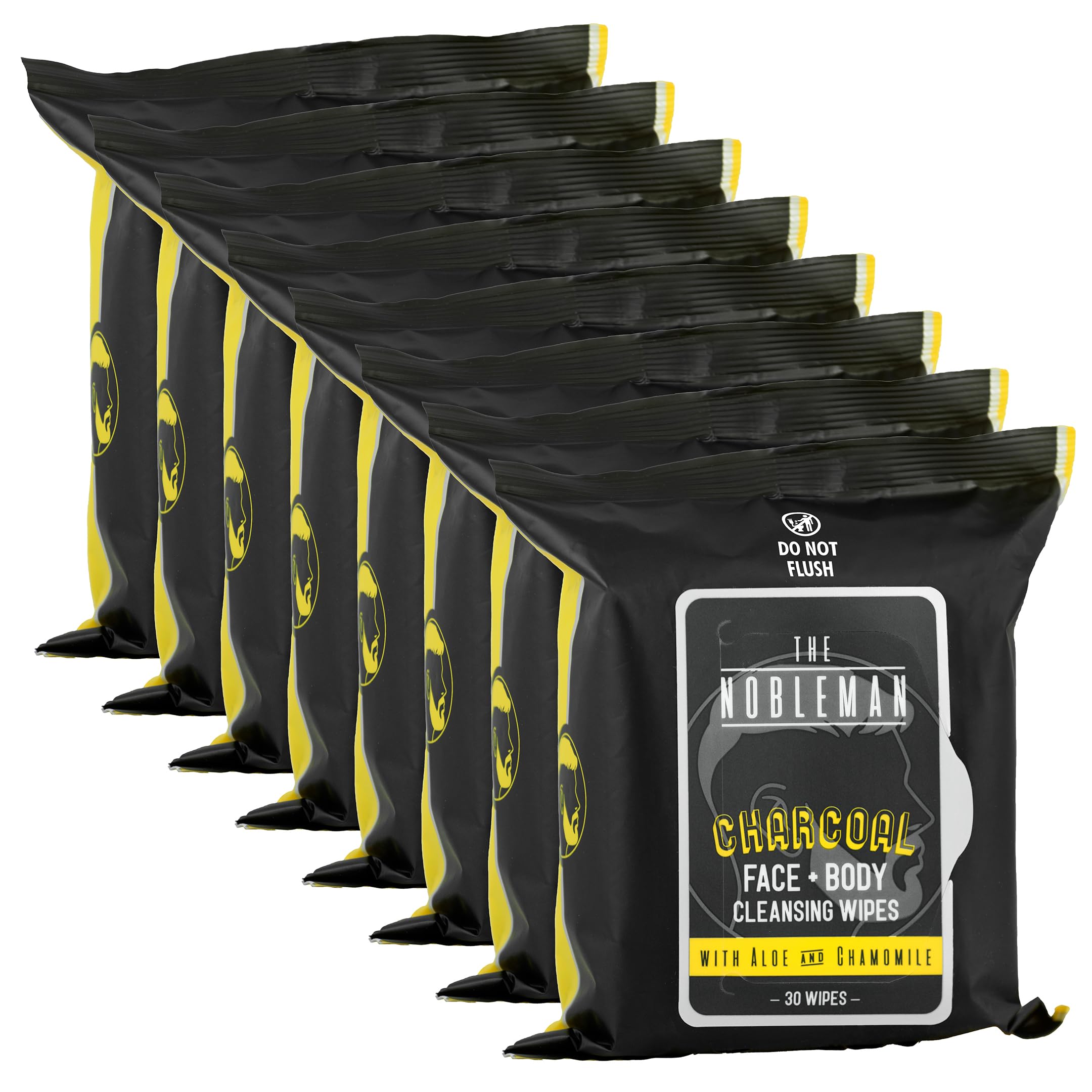 The Nobleman Cleansing Wipes Variety Pack (8 Packs, Chamomile)