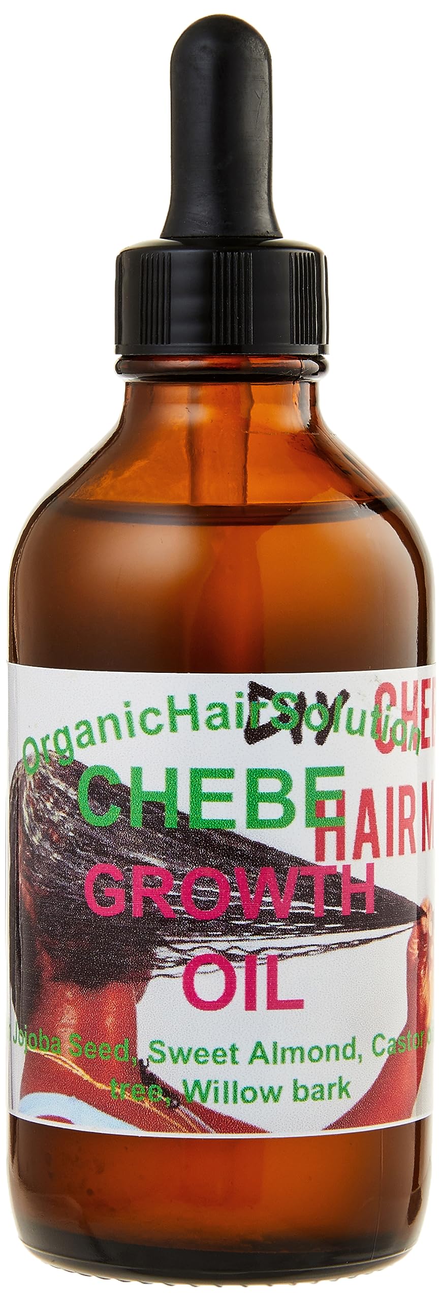 Organic Hair Solution African Chebe Hair Growth OilSerumFor Stronger, Thicker Longer Hairfor Split Ends and Dry Scalp with C