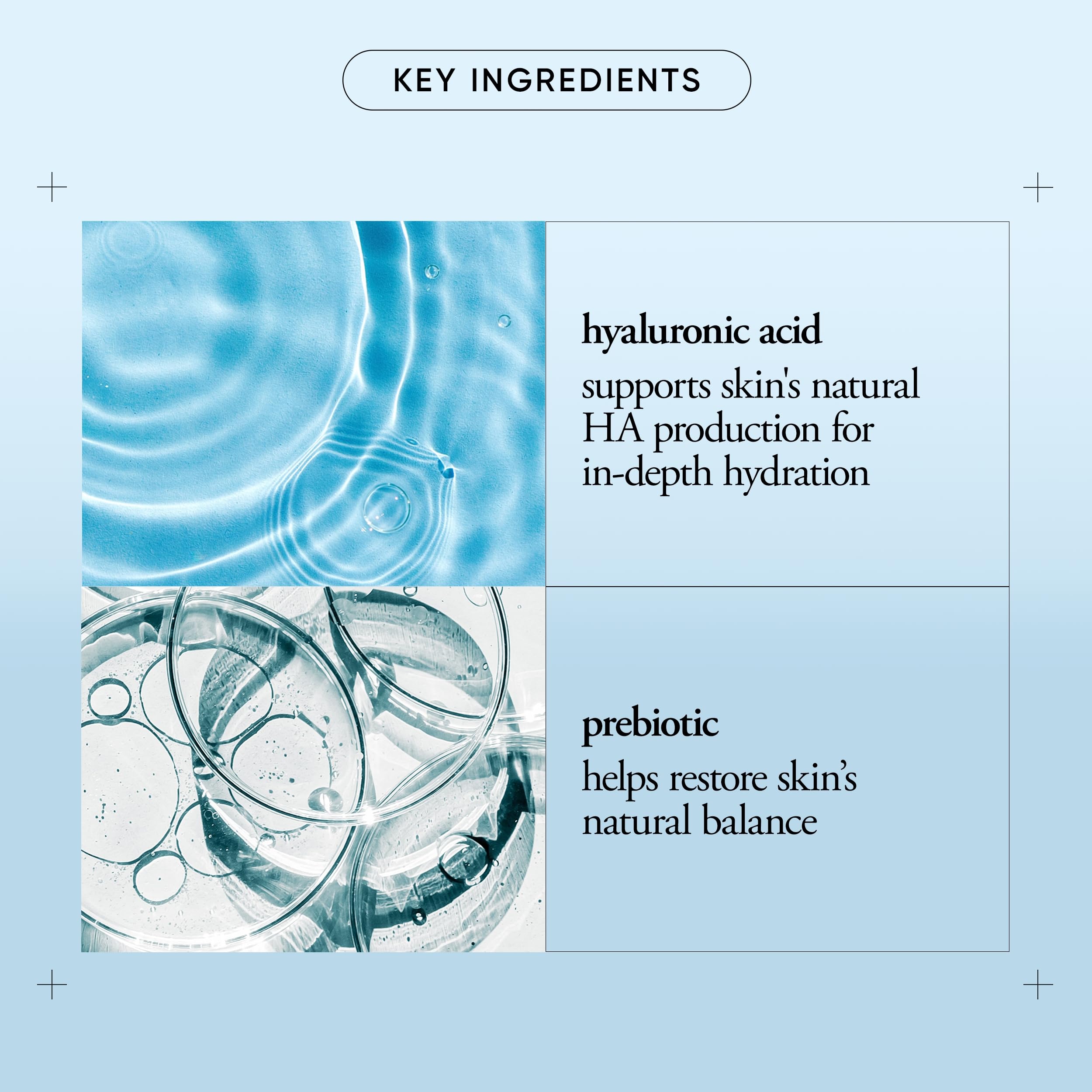 philosophy hope in a jar biome-balance glow facial serum - with enhanced hyaluronic acid, prebiotic & AA2G - helps restore natur