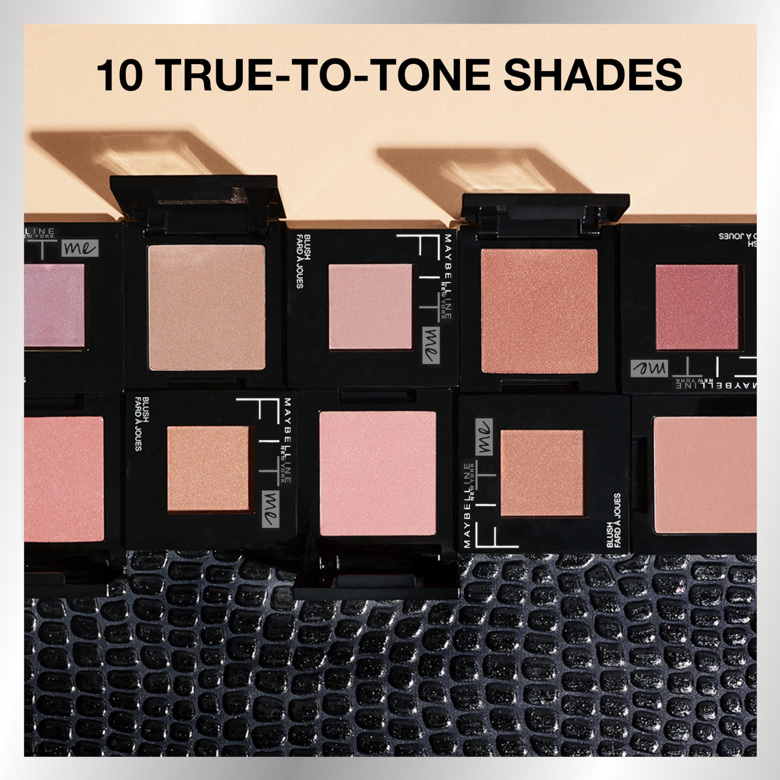 Maybelline Fit Me Blush, Lightweight, Smooth, Blendable, Long-lasting All-Day Face Enhancing Makeup Color, Plum, 1 Count