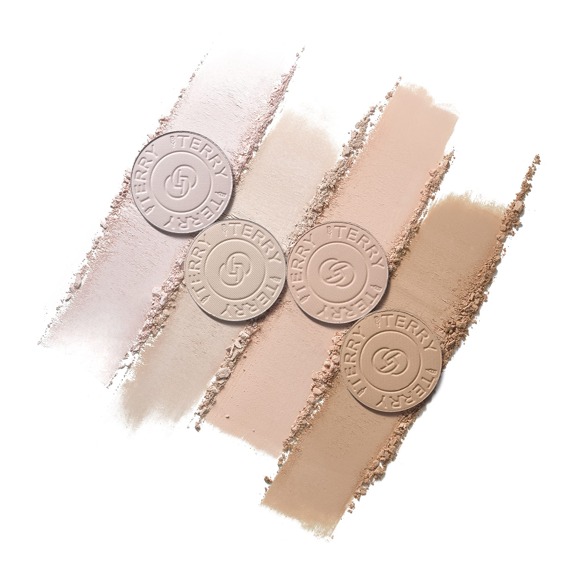 By Terry Hyaluronic Hydra-Powder Palette, 4-Shade, Vegan Contour Palette For Flawless & Matte Complexion, Fair To Medium
