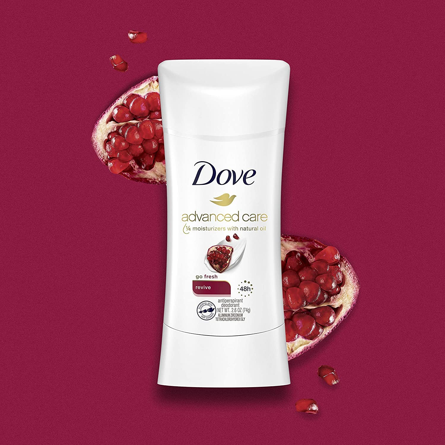 Dove Advanced Care Antiperspirant Deodorant, Revive, 2.6 Ounce (Pack of 2)