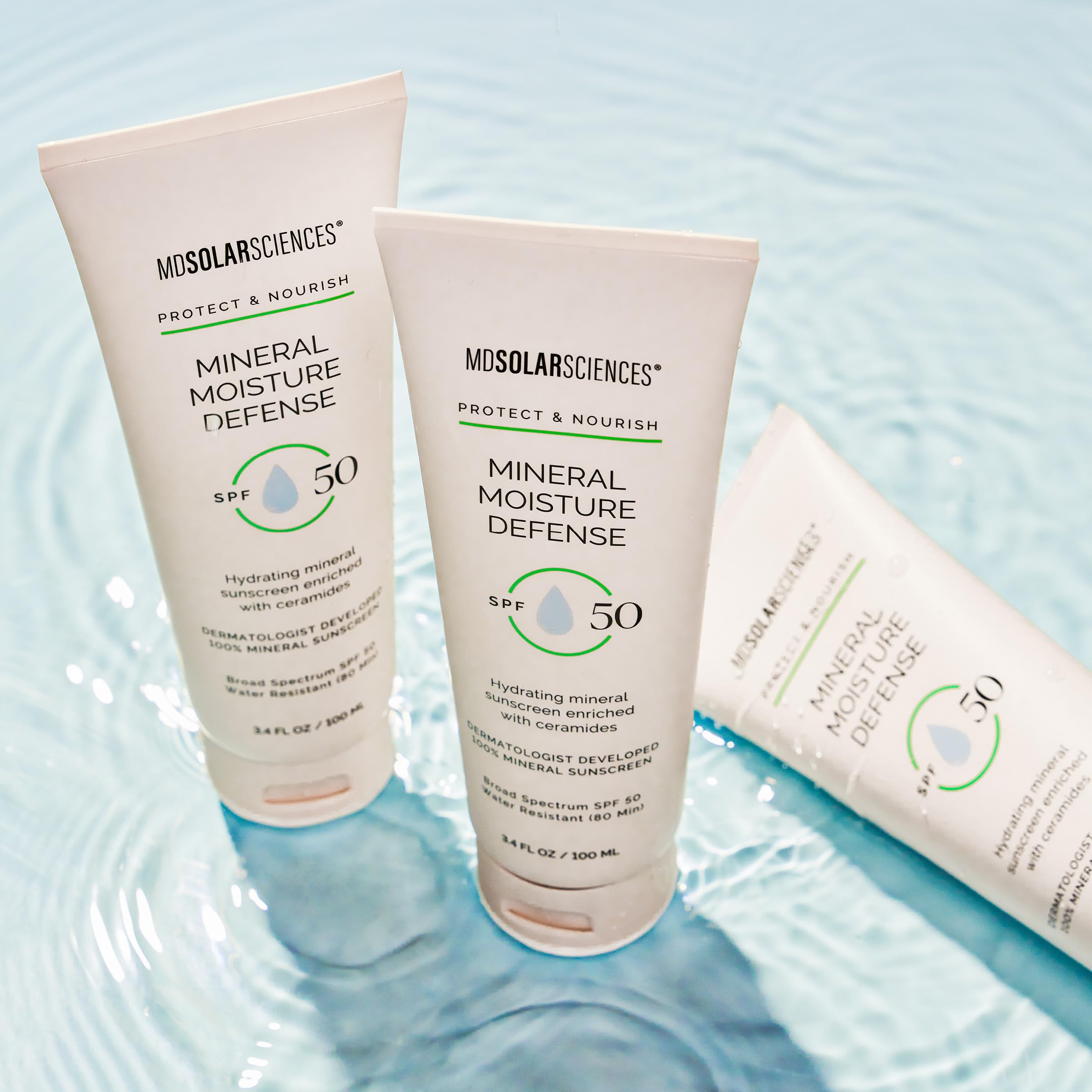 Mineral Moisture Defense Spf 50 By Mdsolarsciences For Unisex - 34 Oz Sunscreen(D0102Hgr35A)
