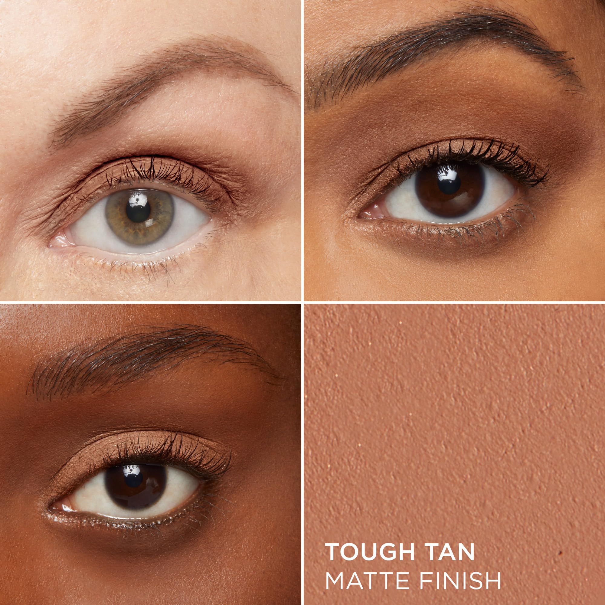 It Cosmetics Superhero No-Tug Waterproof Eyeshadow Stick, Tough Tan - Warm Matte Medium Tan - Longwear, Blendable Cream Eyeshado
