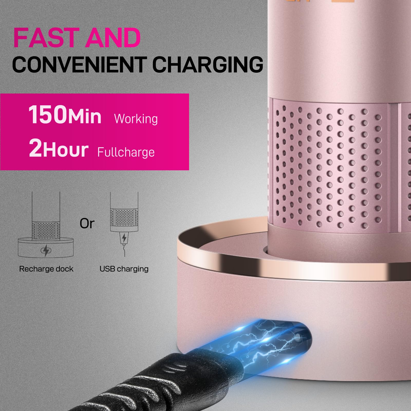Pritech Bikini Trimmer For Women, Waterproof Pubic Hair Trimmer Women For Wet & Dry Use, Electric Shaver For Women, Women Electr