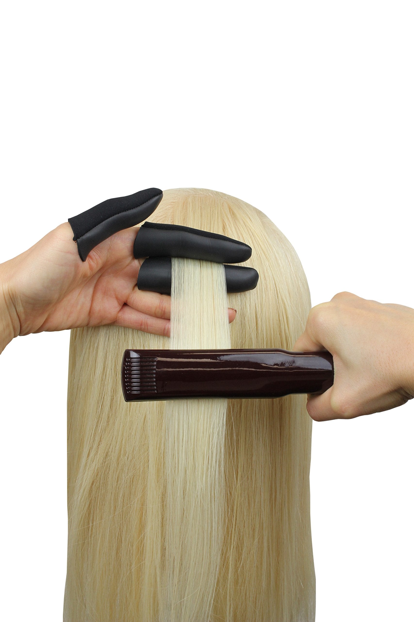 Jatai Heat Shield - Professional High Heat Resistant Finger Protection Guards For Curling And Flat Irons, Wands, Blow Dryers - 3
