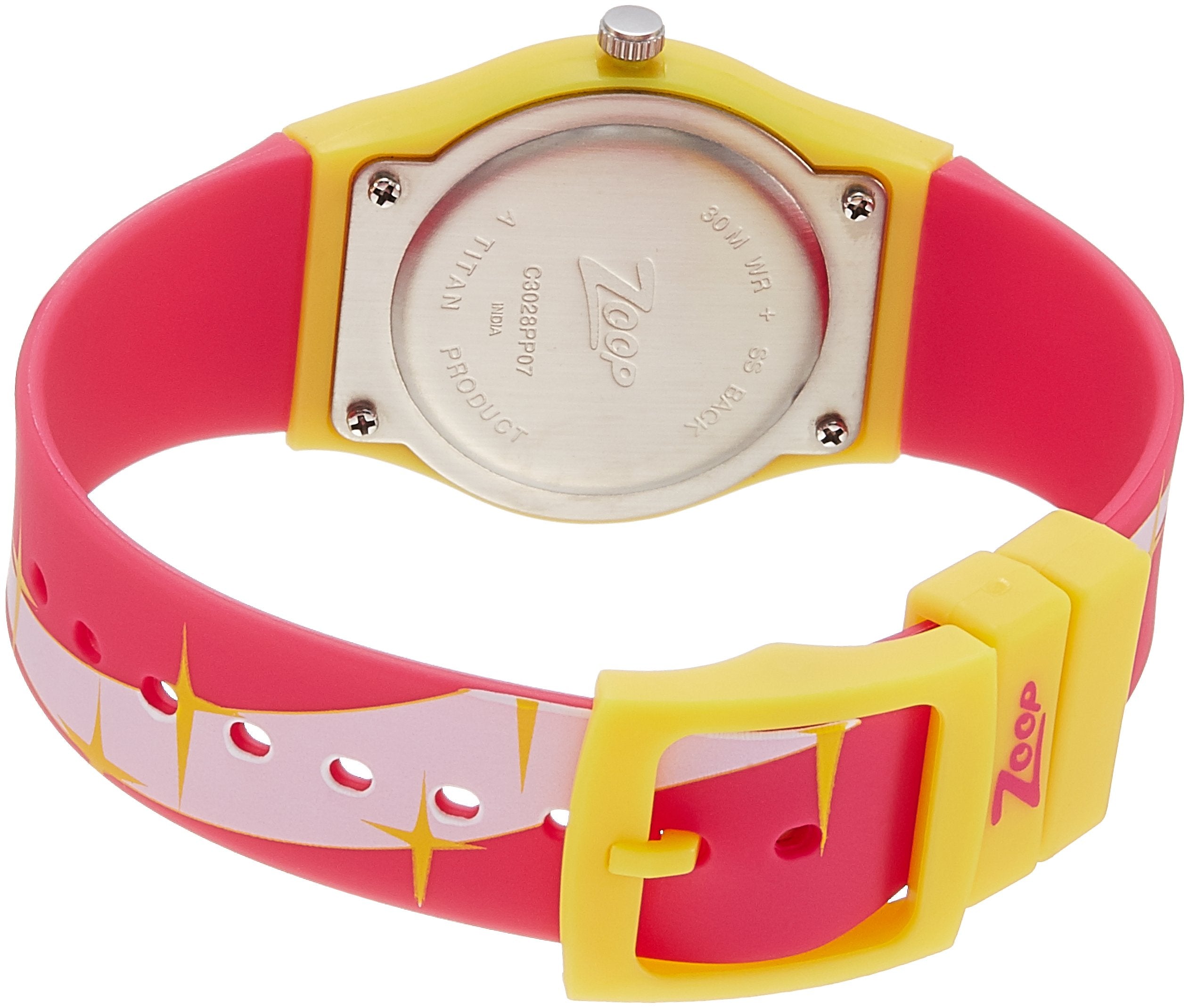 Zoop Analog Pink Dial ChildrenS Watch -Nkc3028Pp07
