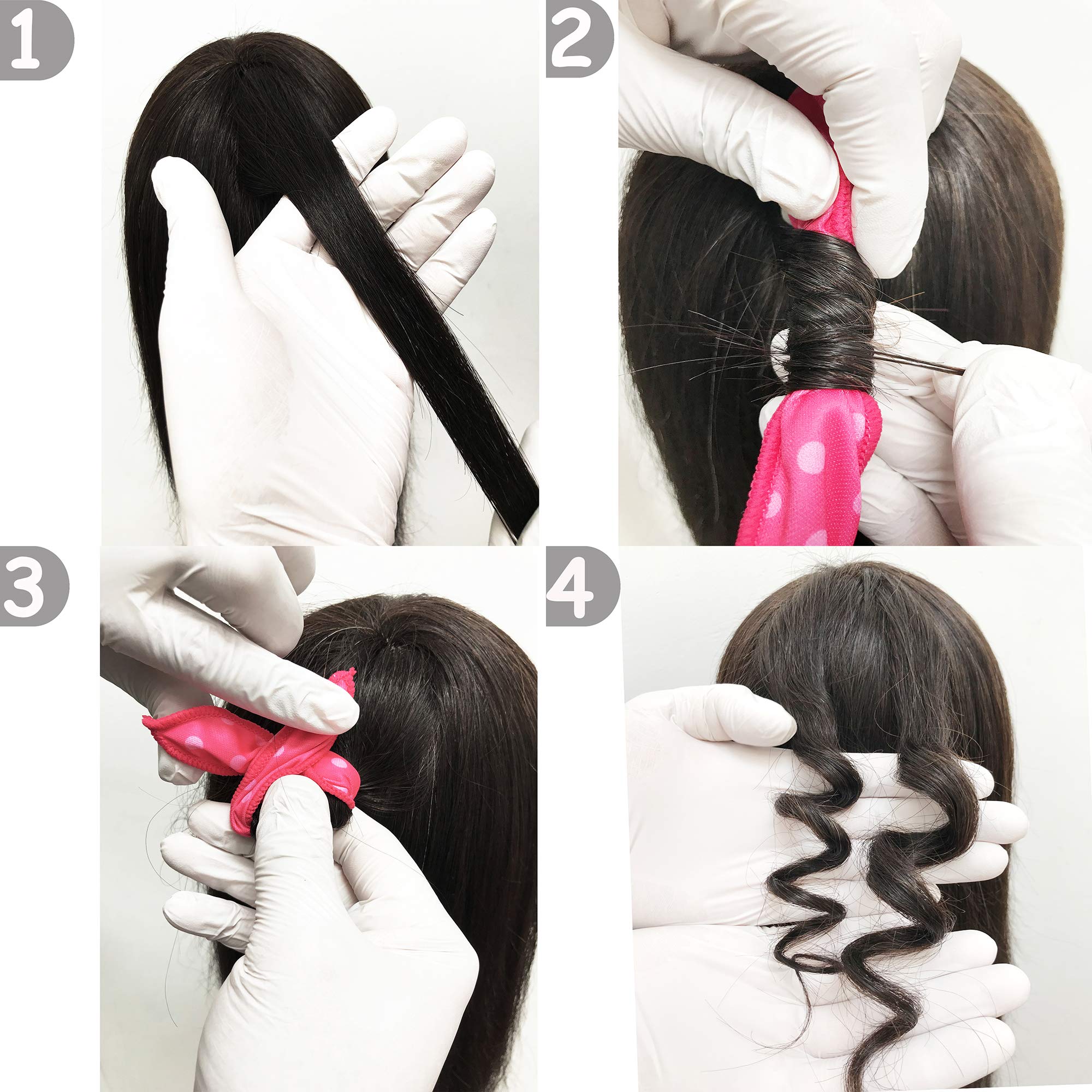 Aimin Hair Heatless Curlers, Soft Hair Curlers To Sleep In, Overnight Heatless Curls For Long Hair, No Heat Foam Curlers, Satin