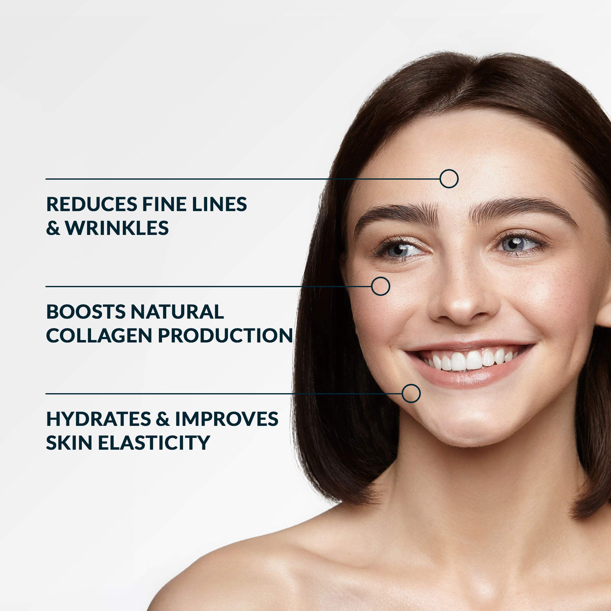 Retinoid Cream - 4.25% Retinol Night Moisturizer for Face & Neck with Collagen, Peptides & Hyaluronic Acid - Anti Aging Wrinkle