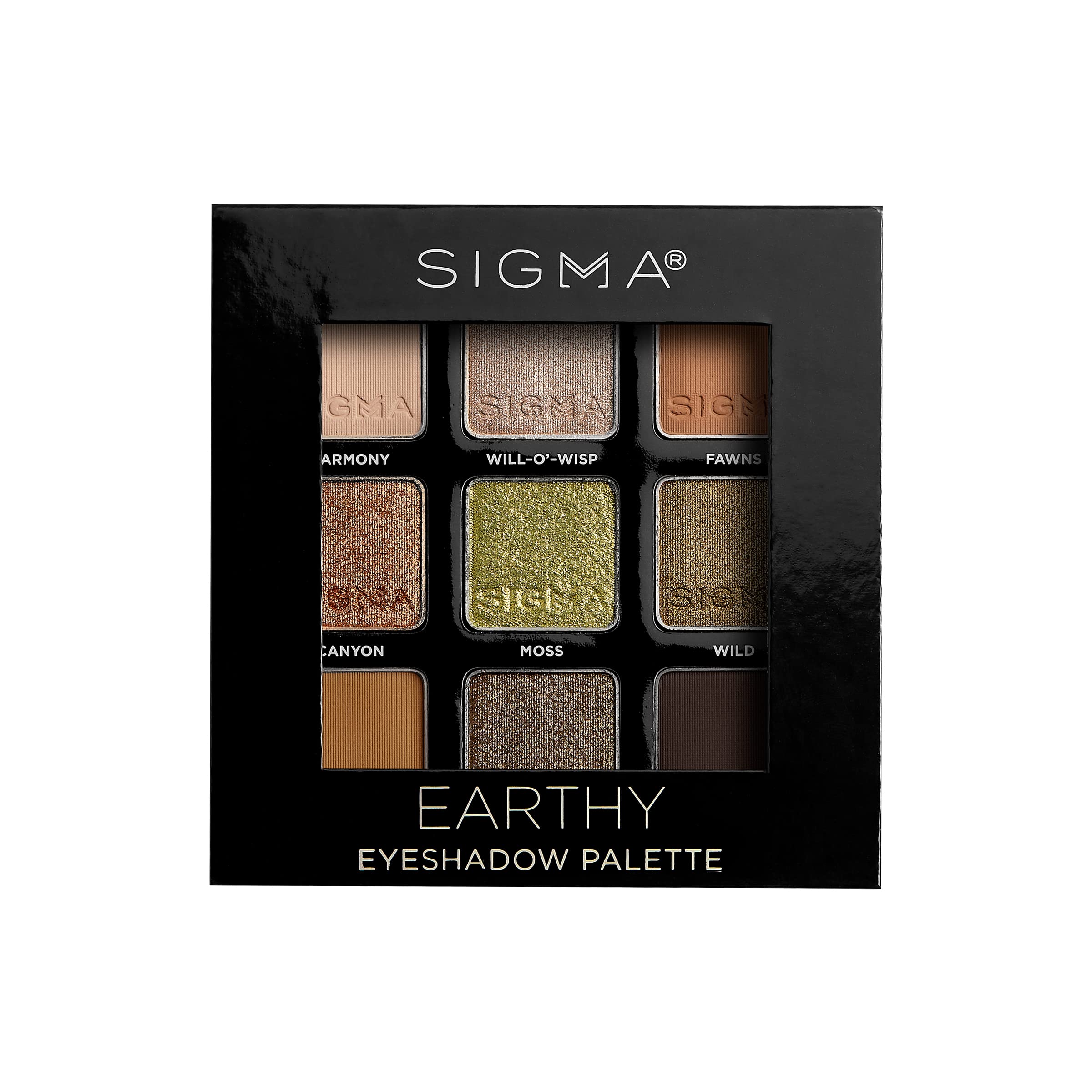 Eyeshadow Palette - Earthy By Sigma For Women - 0.32 Oz Eye Shadow