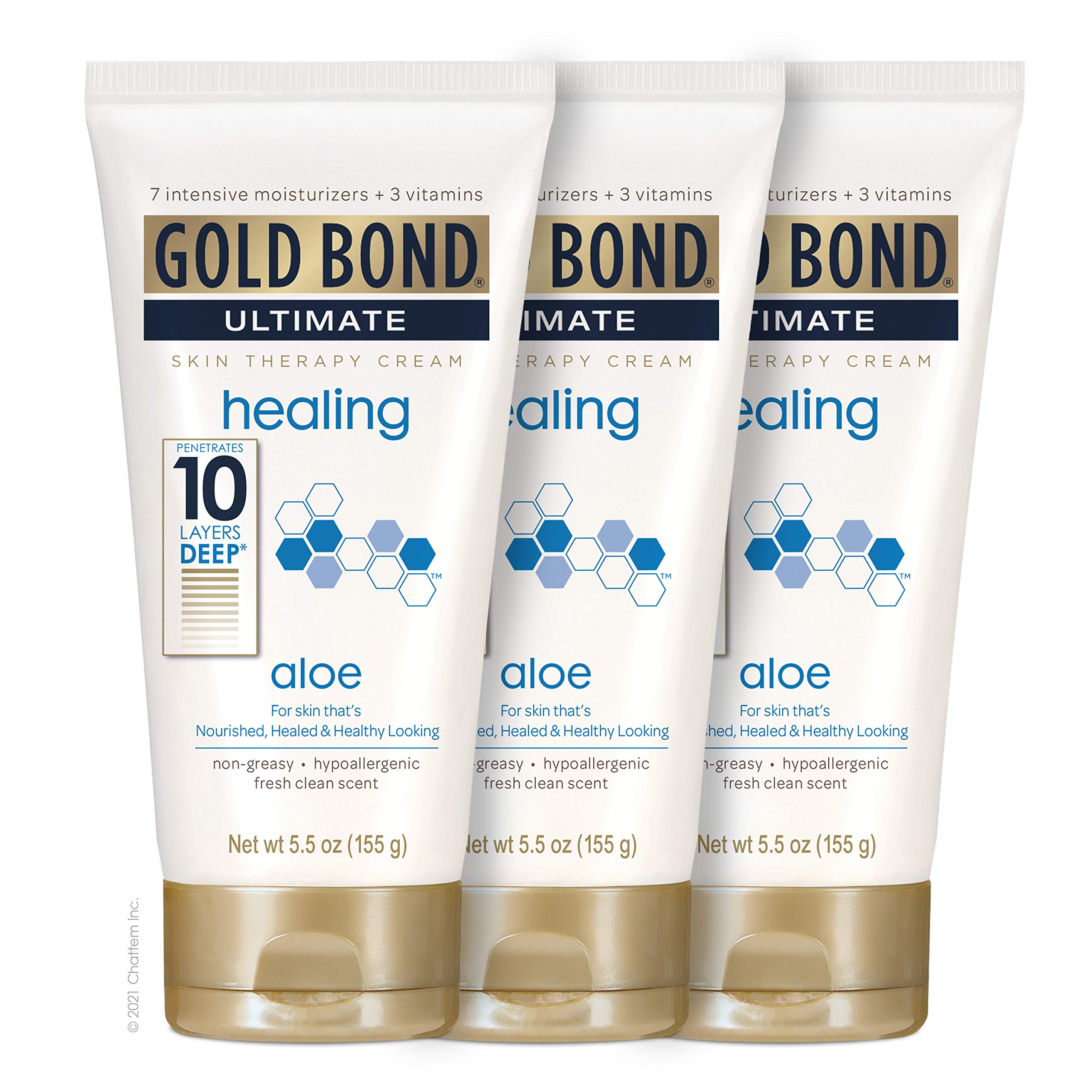 Gold Bond Healing Hydrating Cream, 5.5 oz., With Aloe, Immediate 24-Hour Hydration