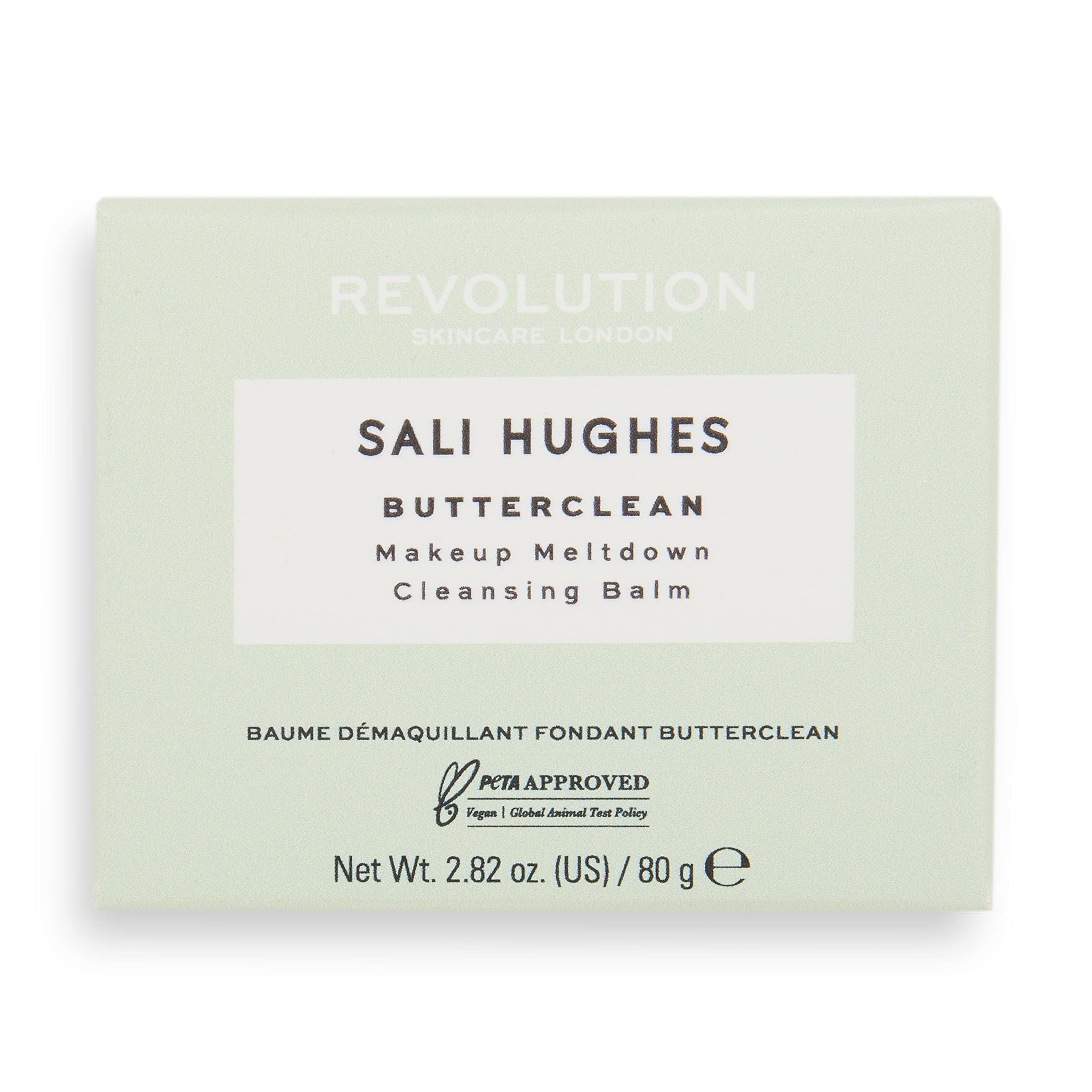 Revolution Skincare London, Sali Hughes, Butterclean Makeup Melting Cleansing Balm, Face Cleanser, 80g