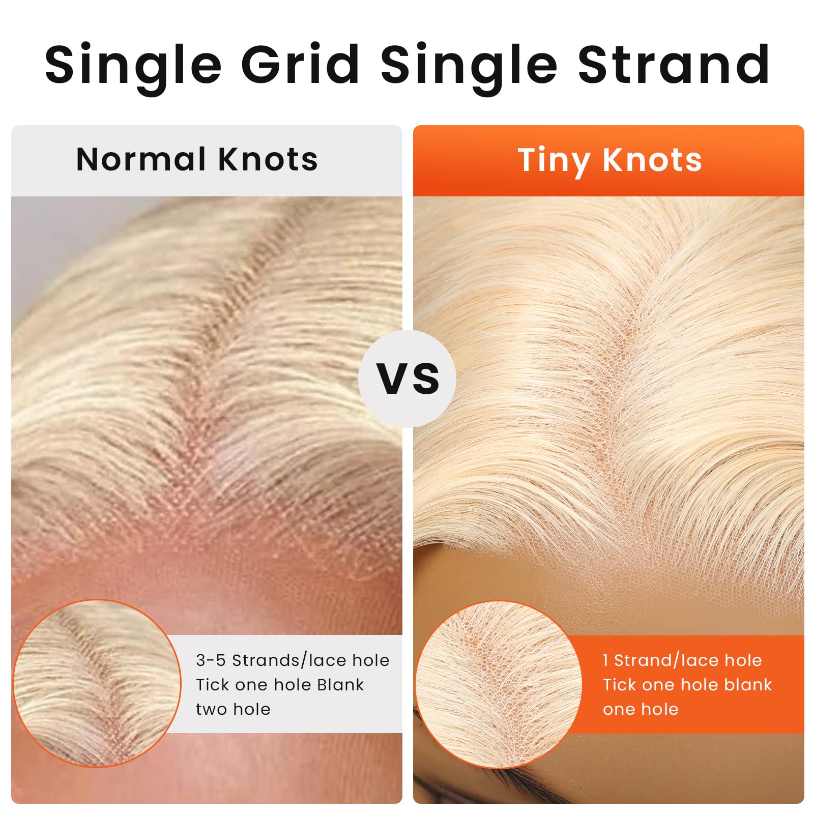 Megalook Blonde Wig Human Hair Ready To Go Glueless Wigs Human Hair Pre Plucked Pre Cut 6  5 Closure Bob 613 Lace Front Wig Huma