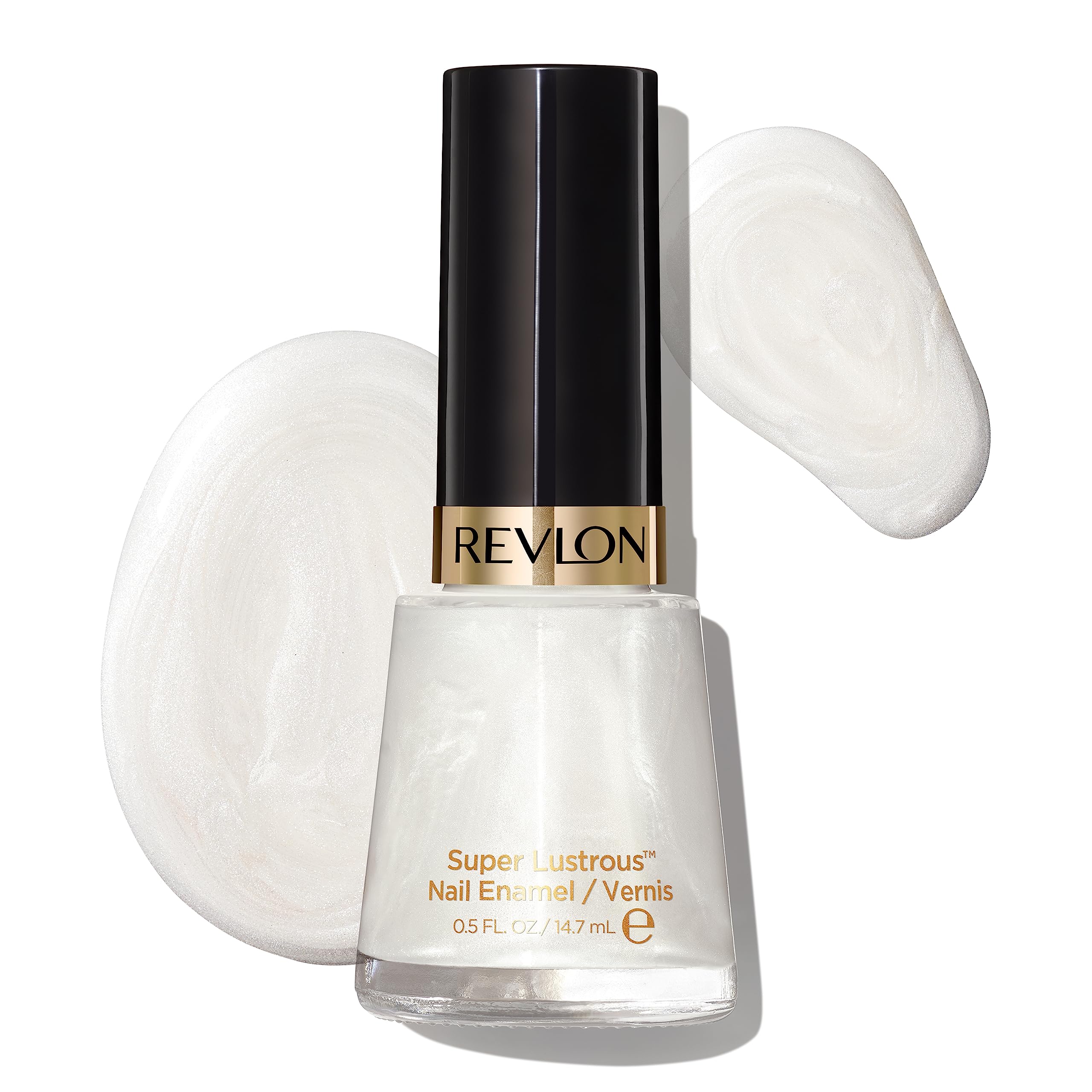 Revlon Nail Polish, Super Lustrous Nail Enamel Polish, Chip Resistant & Longwear Formula, High Shine Finish, 020 Pure Pearl, 0.5