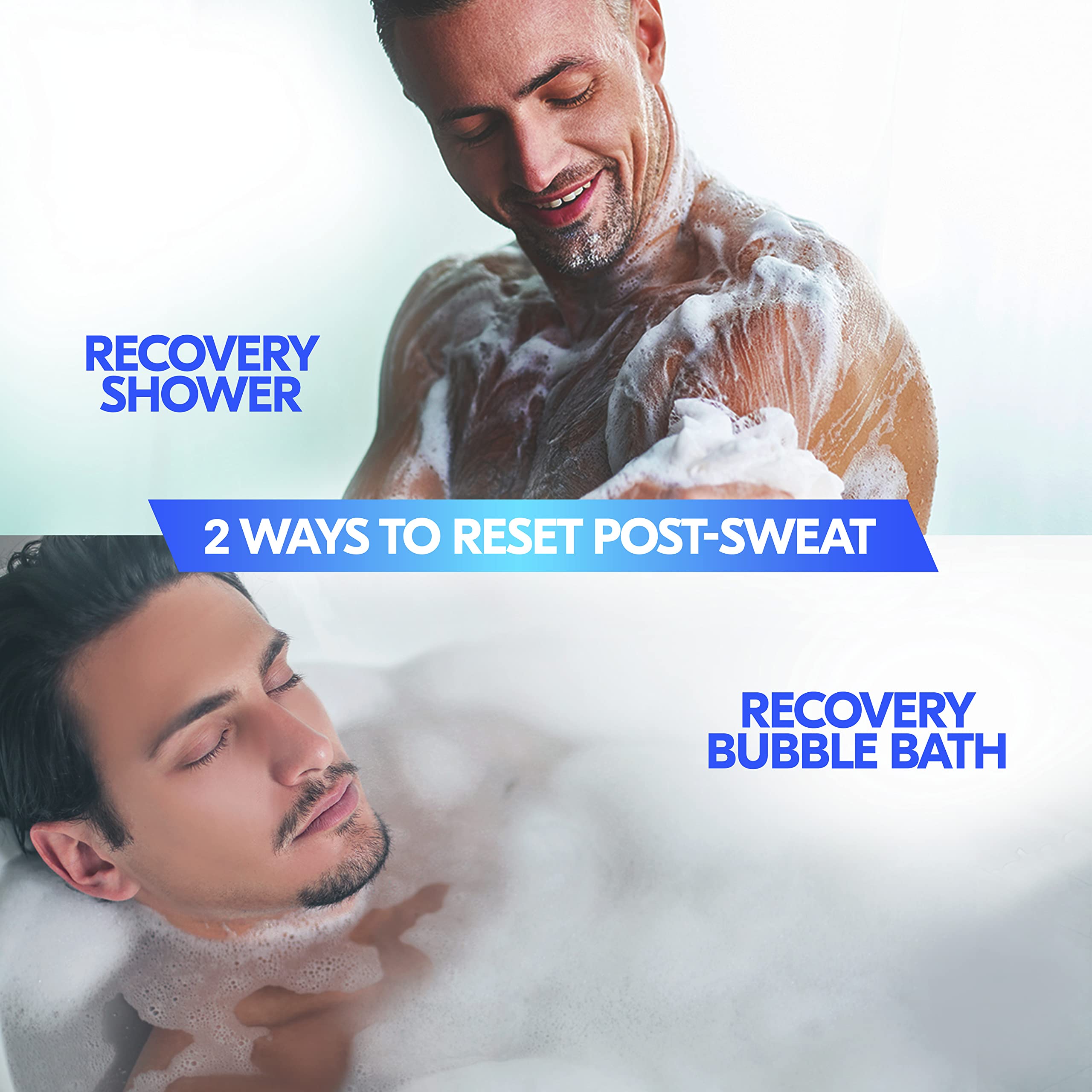 Degree Men Maximum Recovery Body Wash & Soak For Post-Workout Recovery Skincare Routine Cool Rush + Epsom Salt + Electrolytes Ba