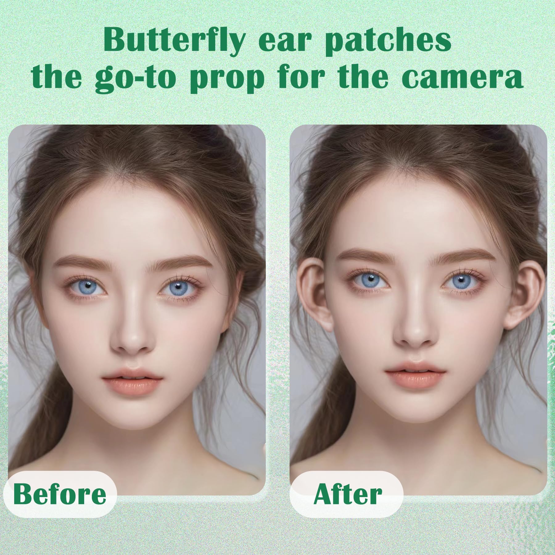 EKIND Elf Ear Stickers, Standing Ear Stickers, Silicone Cosmetic Ear Stickers, Ear Stickers for Styling Ears for Photoshoots, fo