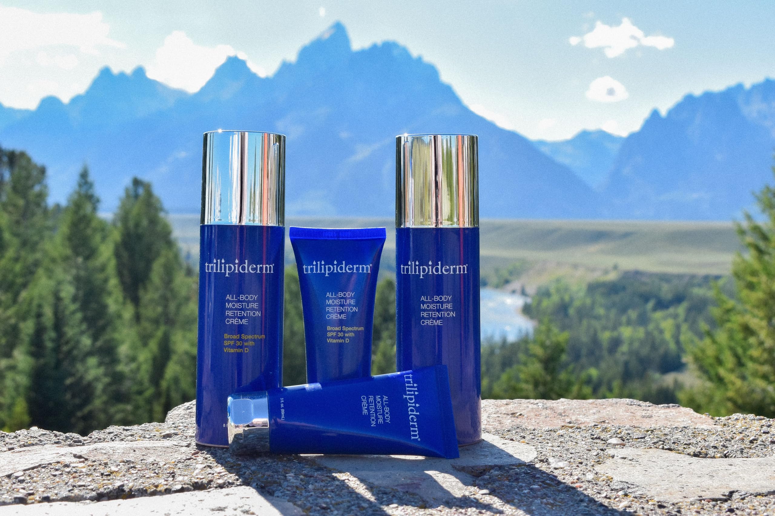 Trilipiderm All-Body Moisture Retention Crme with SPF 30, Vitamin D - 3oz Travel Size Sunscreen