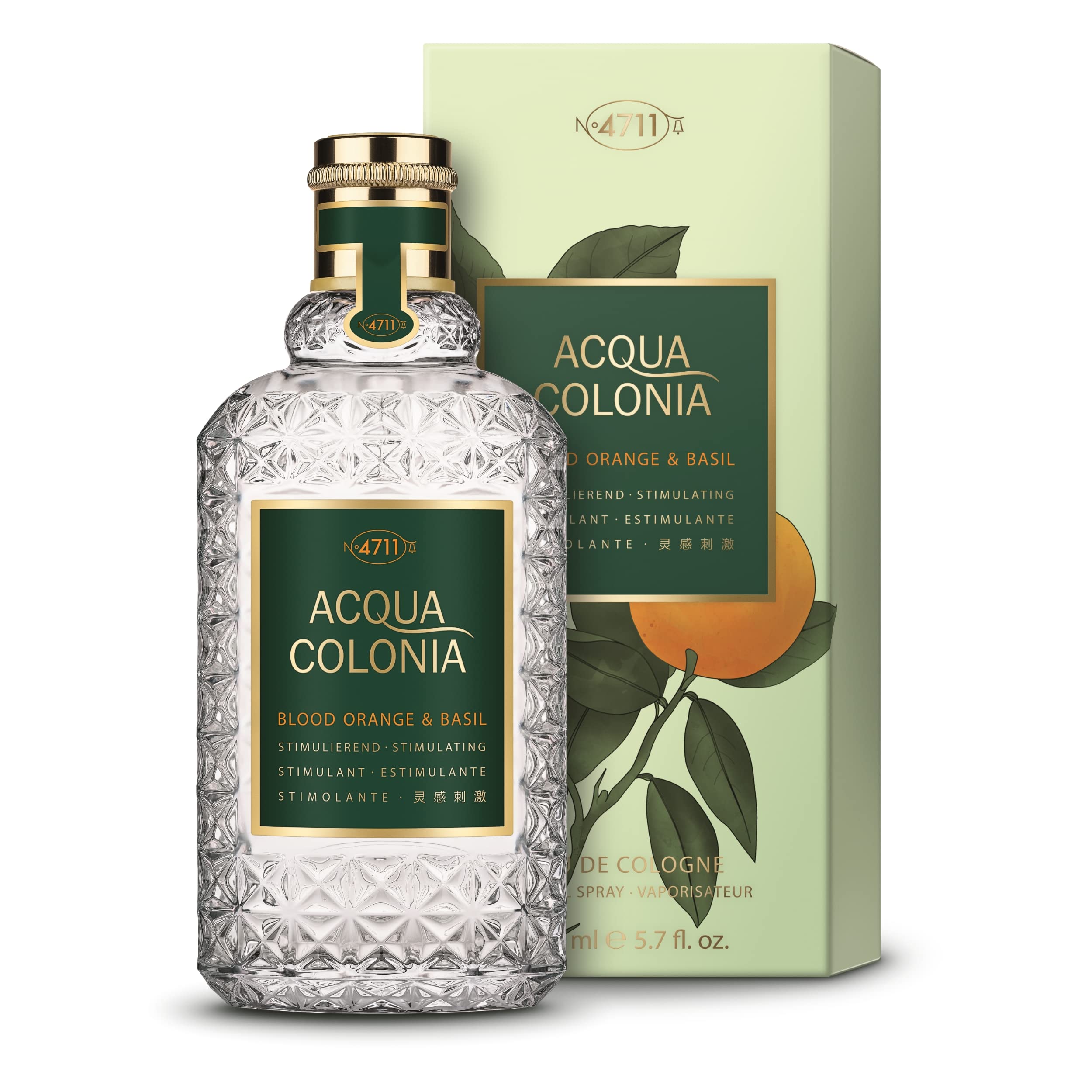 4711 Acaua Coloniablood Orange & Basil Eau De Cologne Spray 57 Oz