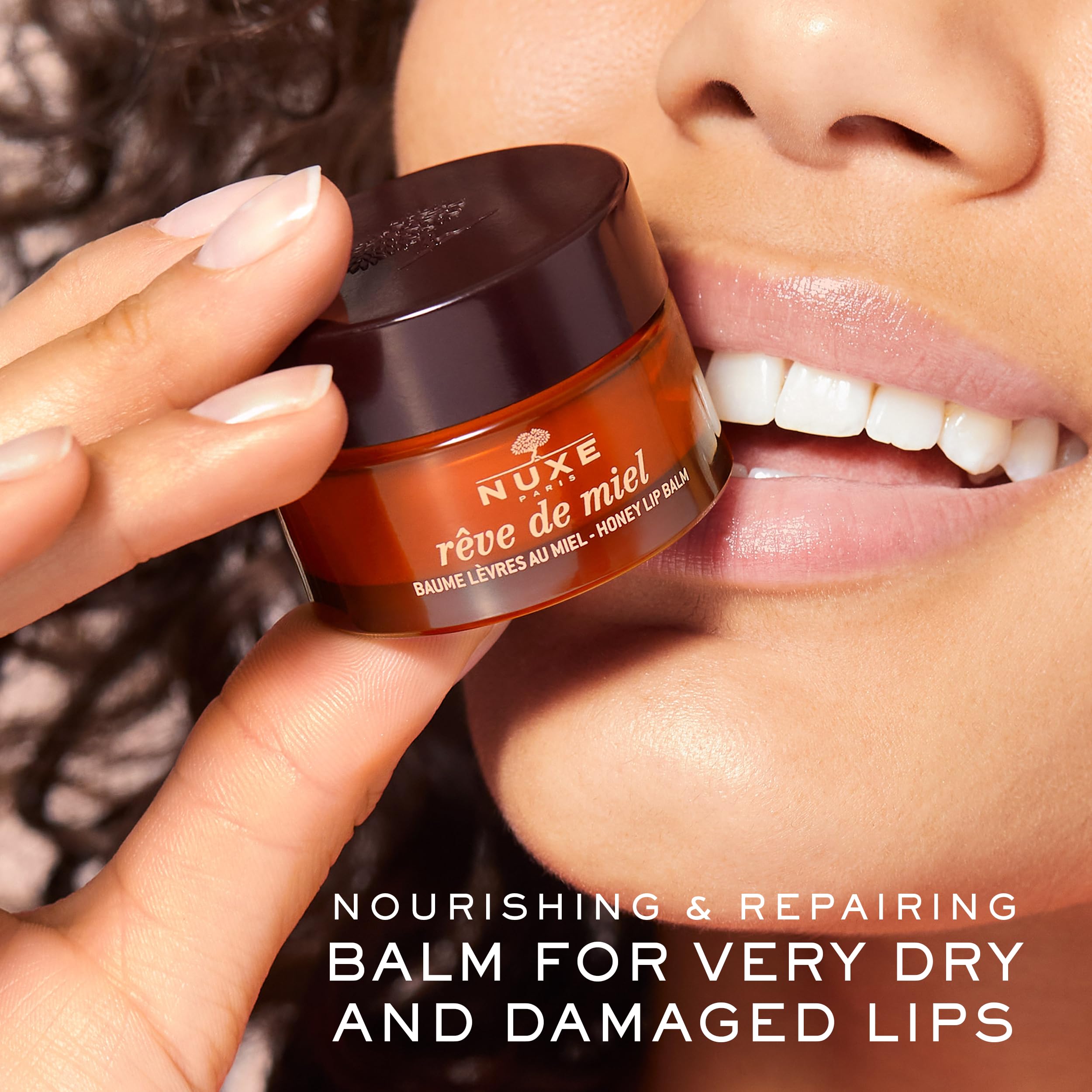 Nuxe Ultra Nourishing Lip Balm With Honey - 100% Natural Organic Moisturizer For Cracked & Dry Lips With Shea Butter & Vitamin E
