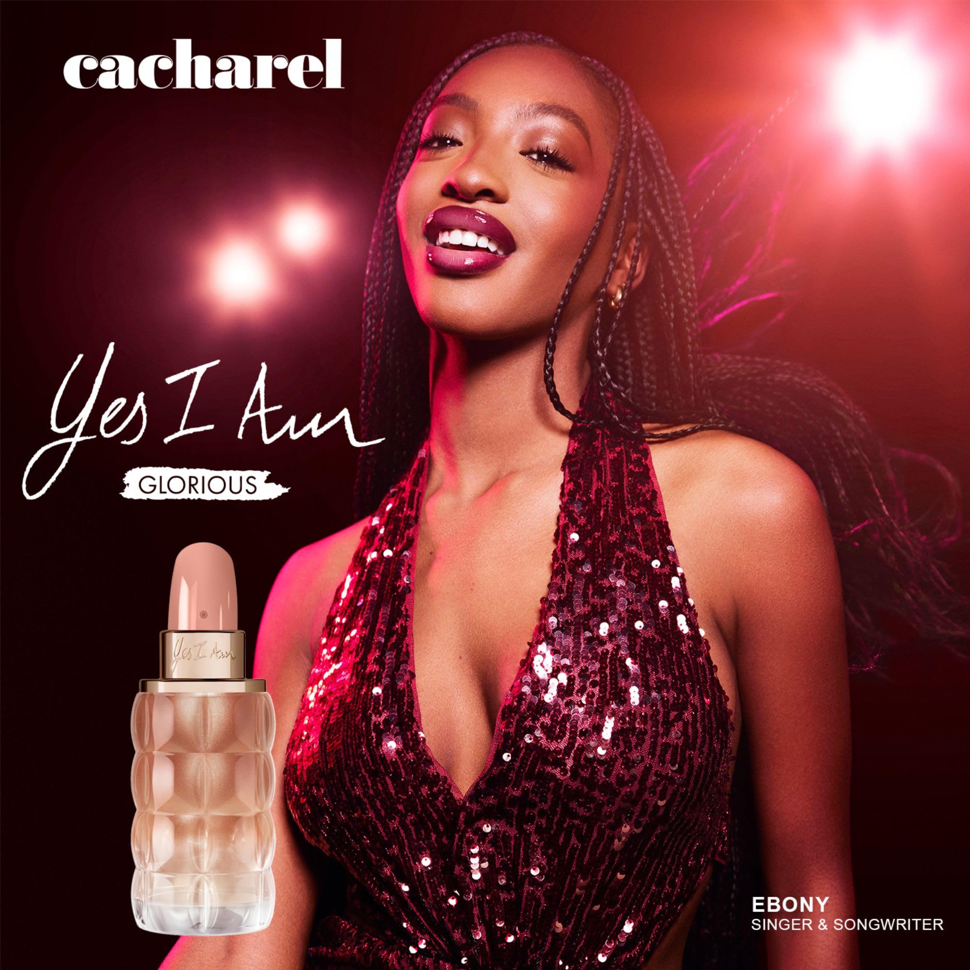 Cacharel Yes I Am Glorious Eau de Parfum Spray Perfume for Women, 1.7 Fl Oz.