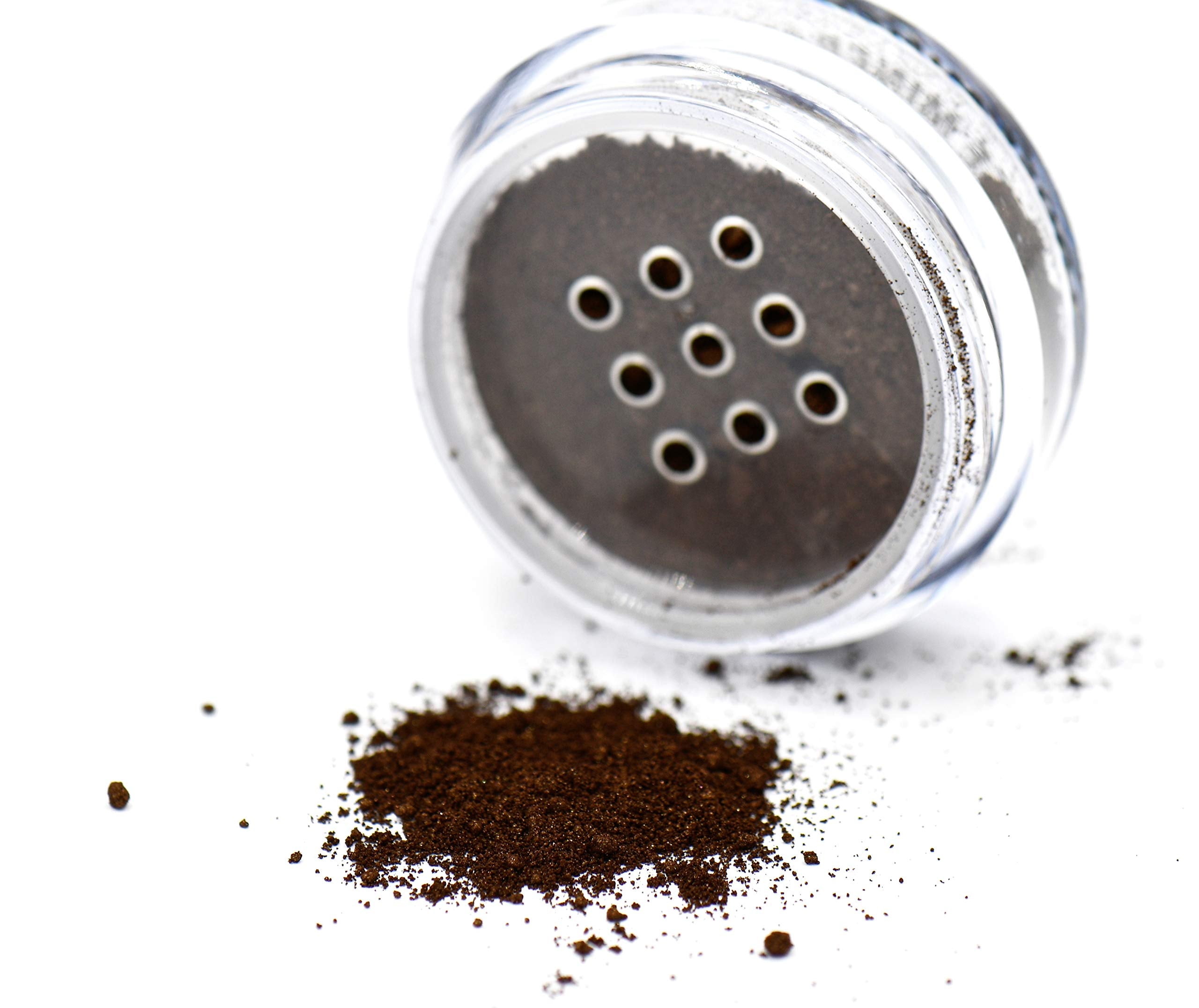 Pure Ziva Chocolate Mocha Brown Chestnut Cocoa Single Loose Powder Eyeshadow; Vegan, Talc & Paraben Free