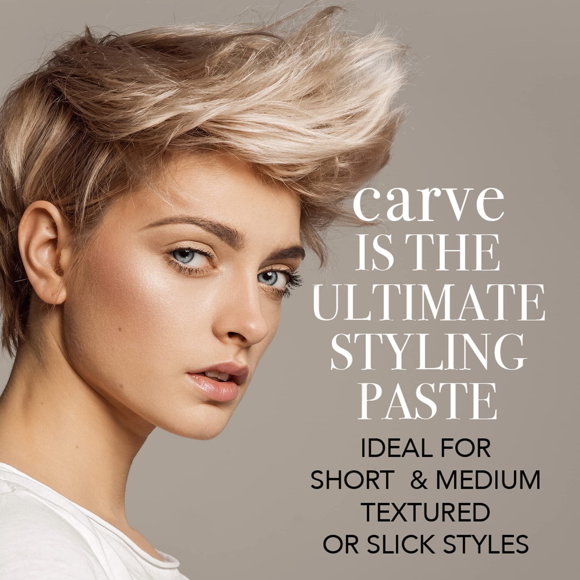 Brocato Carve Texture Hair Paste: Styling Texturizer Cream Products for Men and Women - Volumizing and Texturizing Product for M