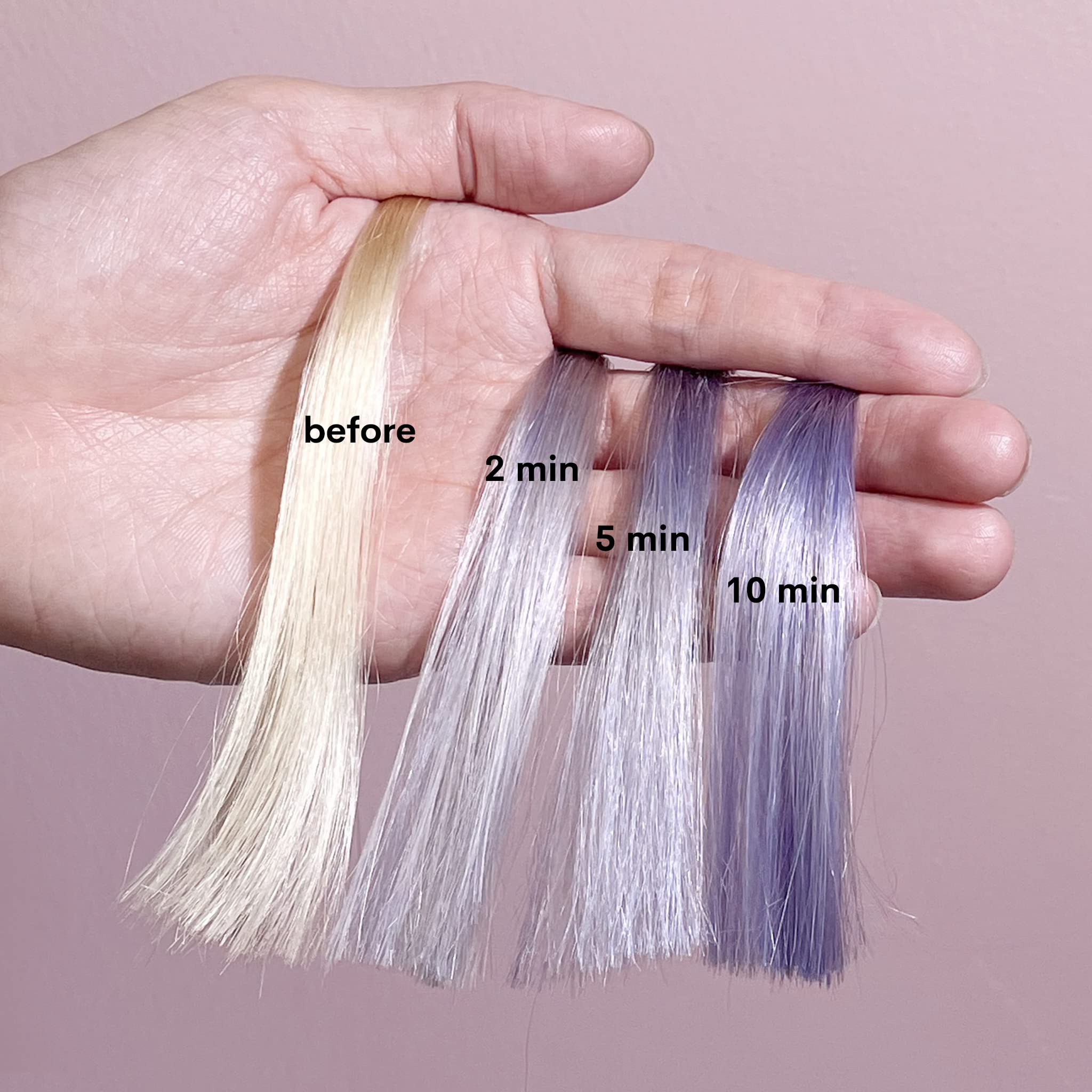 Pallure Blonde Toning Shampoo, Reduces Brassiness And Yellow Tones - For Blonde, Platinum, Bleached, Silver Hair, Vegan and Crue