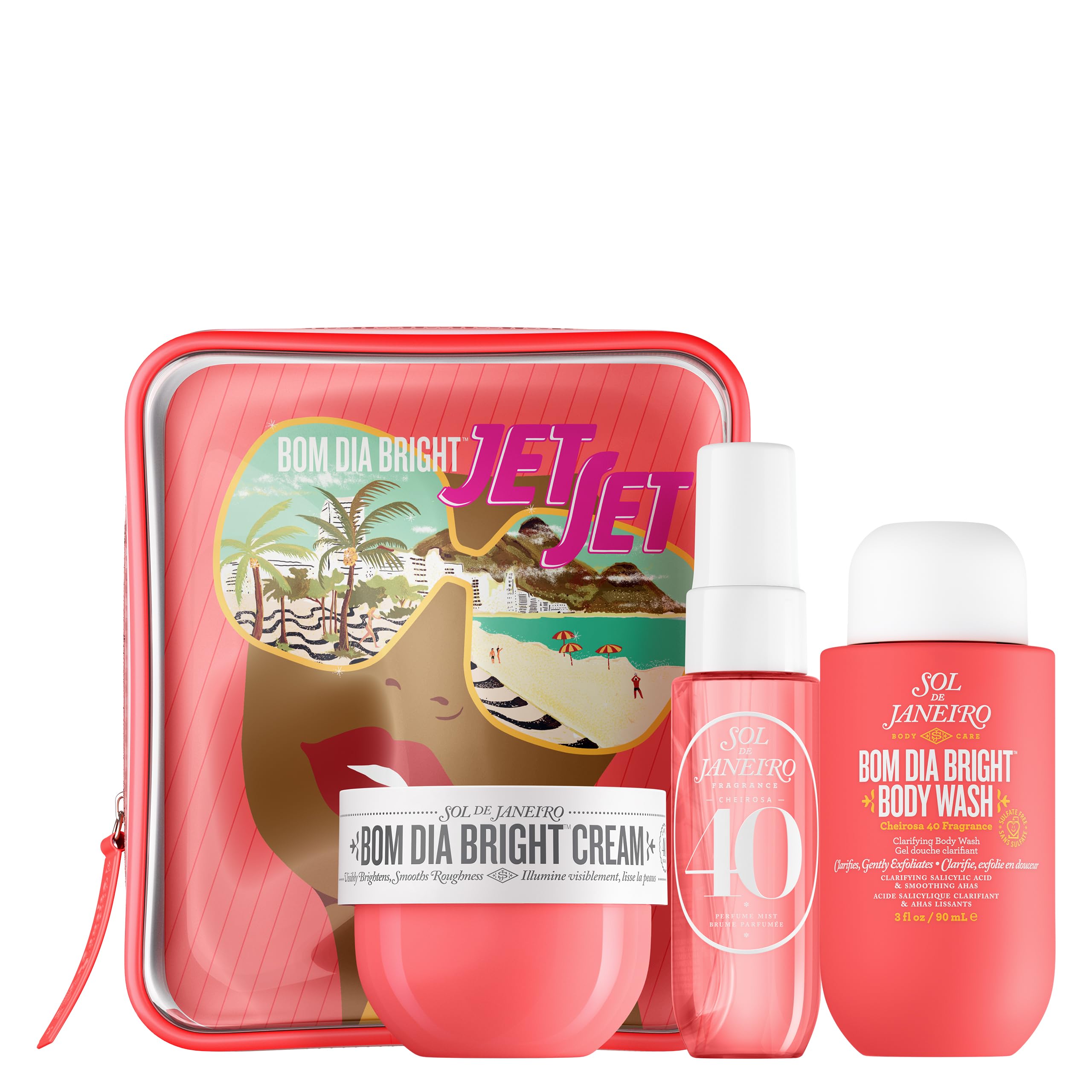 SOL DE JANEIRO Bom Dia Jet Set - 3 Piece Set, Cheirosa '40 Fragrance