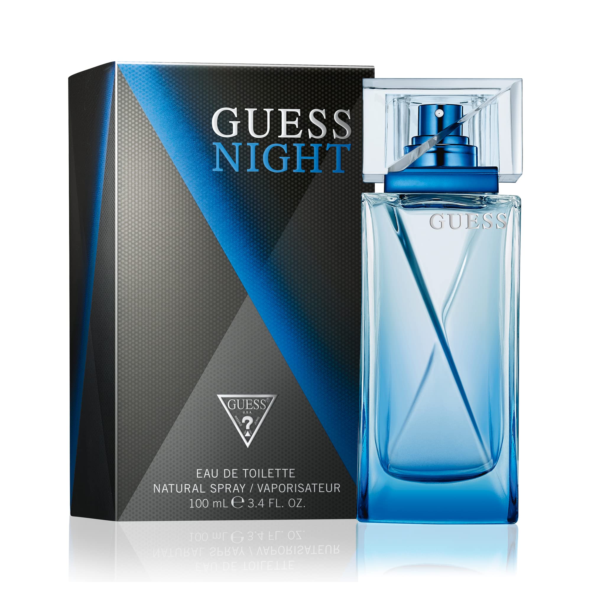 Guess Night By Guess, 3.4 Oz Eau De Toilette Spray For Men