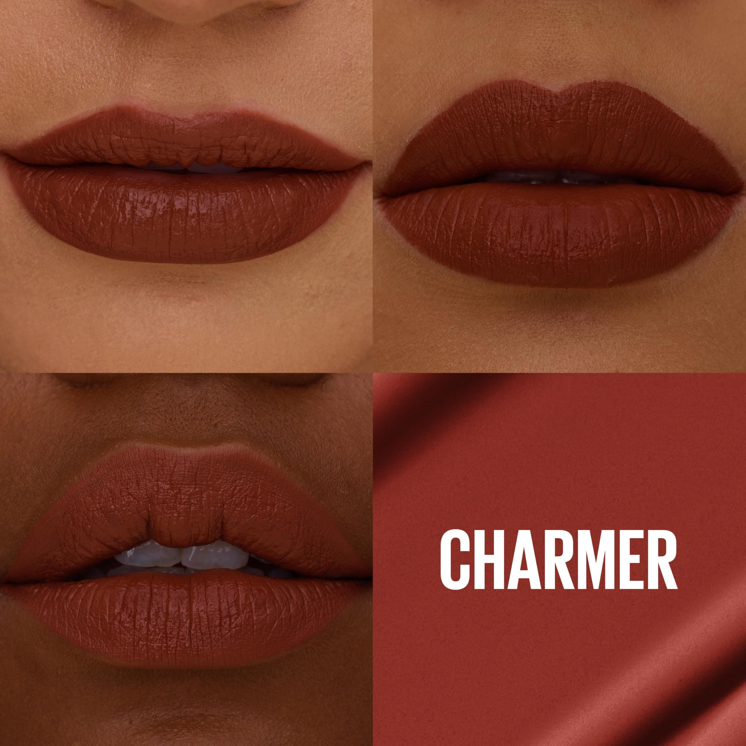 Maybelline Super Stay Matte Ink Liquid Lipstick Makeup, Long Lasting High Impact Color, Up to 16H Wear, Charmer (Midtone Mauvy B